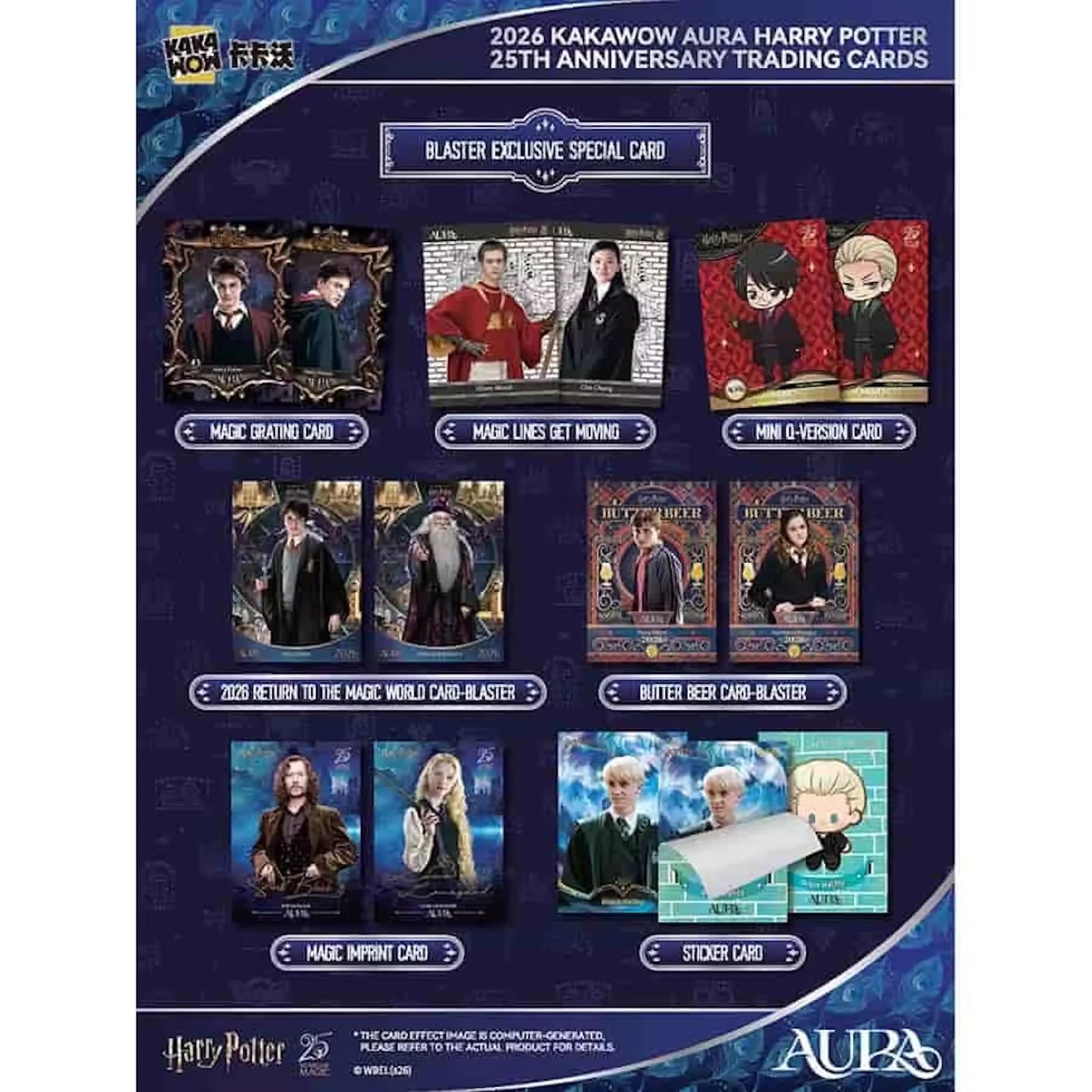 2026 Kakawow Harry Potter Aura Blaster 24-Box Case (Ships Sealed Only)