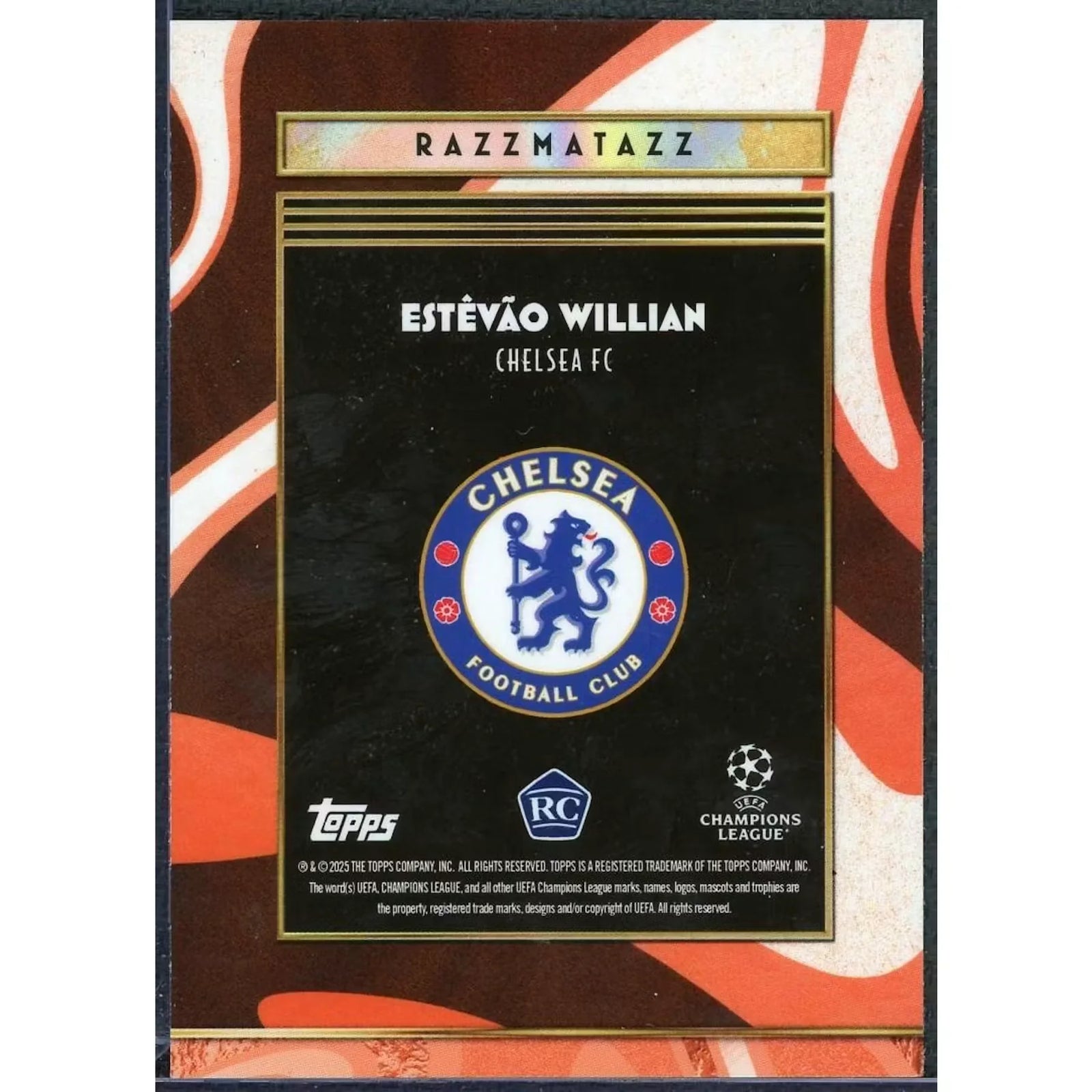 Estevao Willian 2025-26 Topps Deco Rookie Card | Razzmatazz/25
