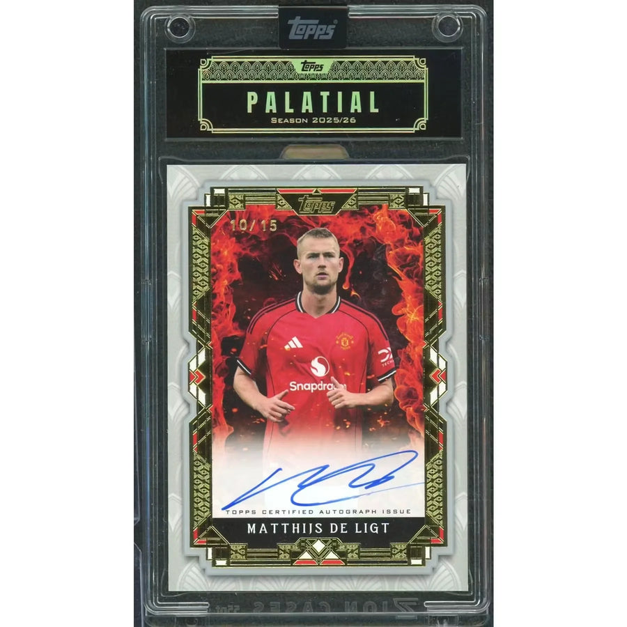 Matthijs De Ligt Signed Card | 2025-26 Palatial Manchester United Auto/15