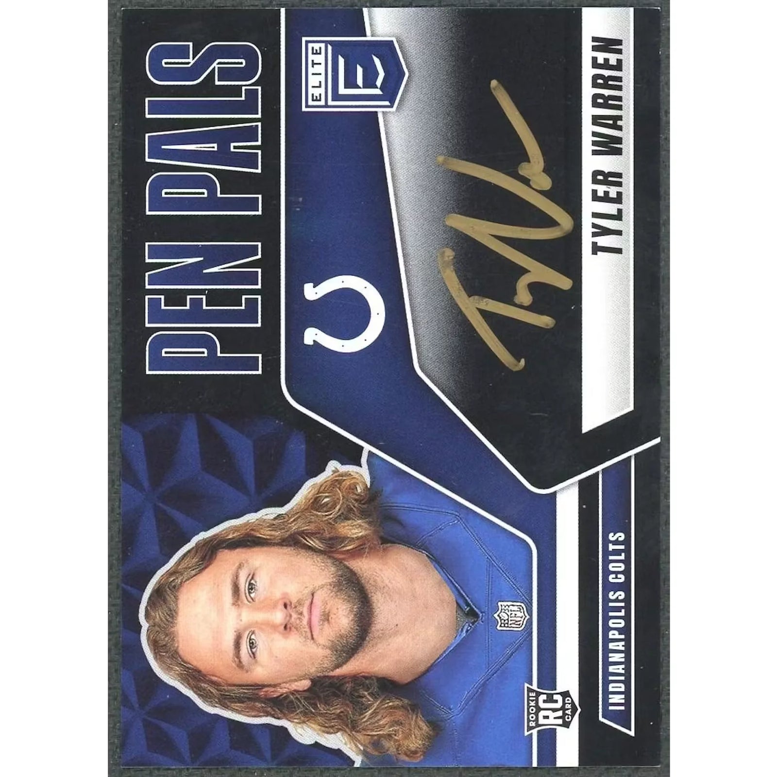 Tyler Warren Signed Rookie Card | 2025 Panini Donruss Elite Pen Pals