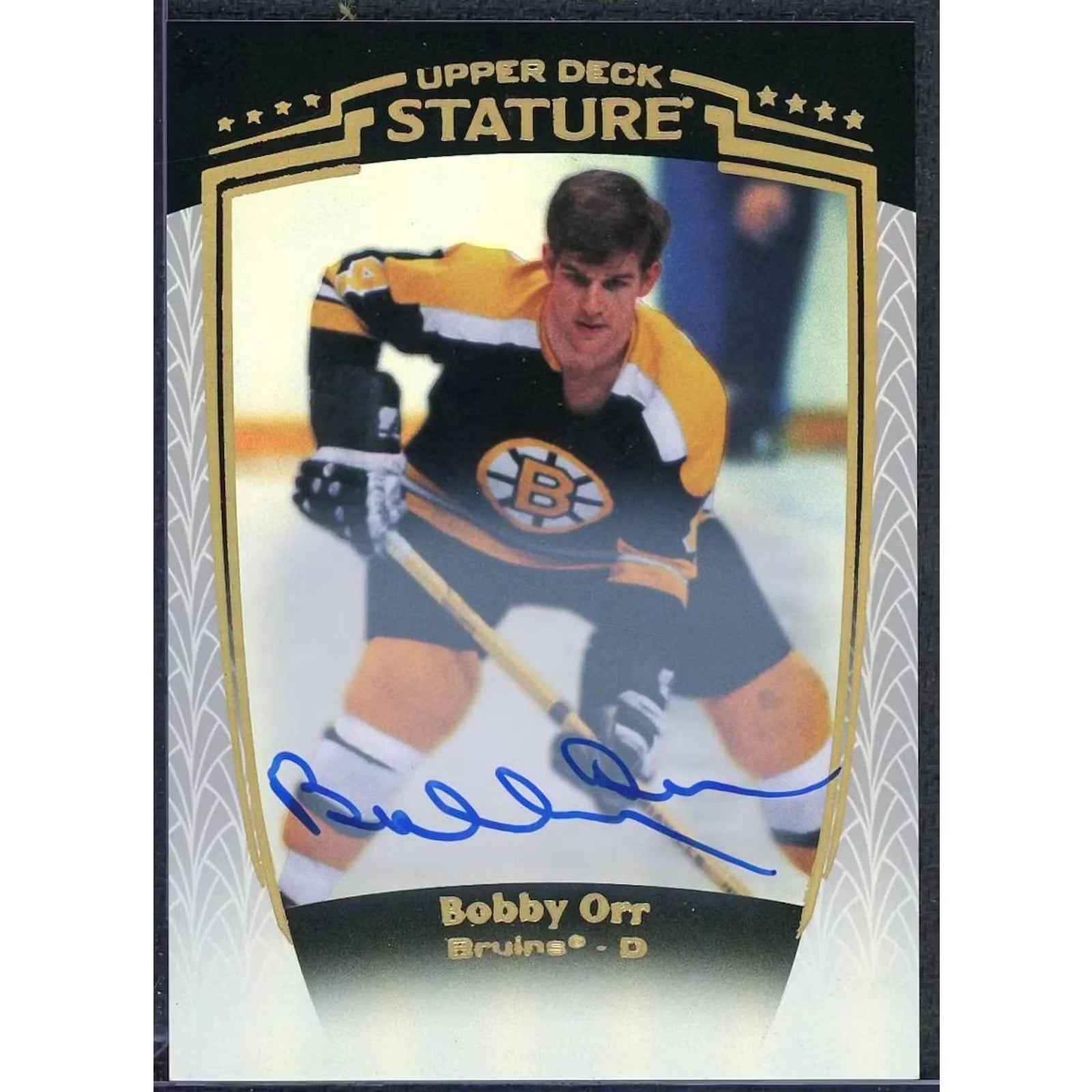 Bobby Orr Signed Hockey Card | 2024-25 Upper Deck Stature #29