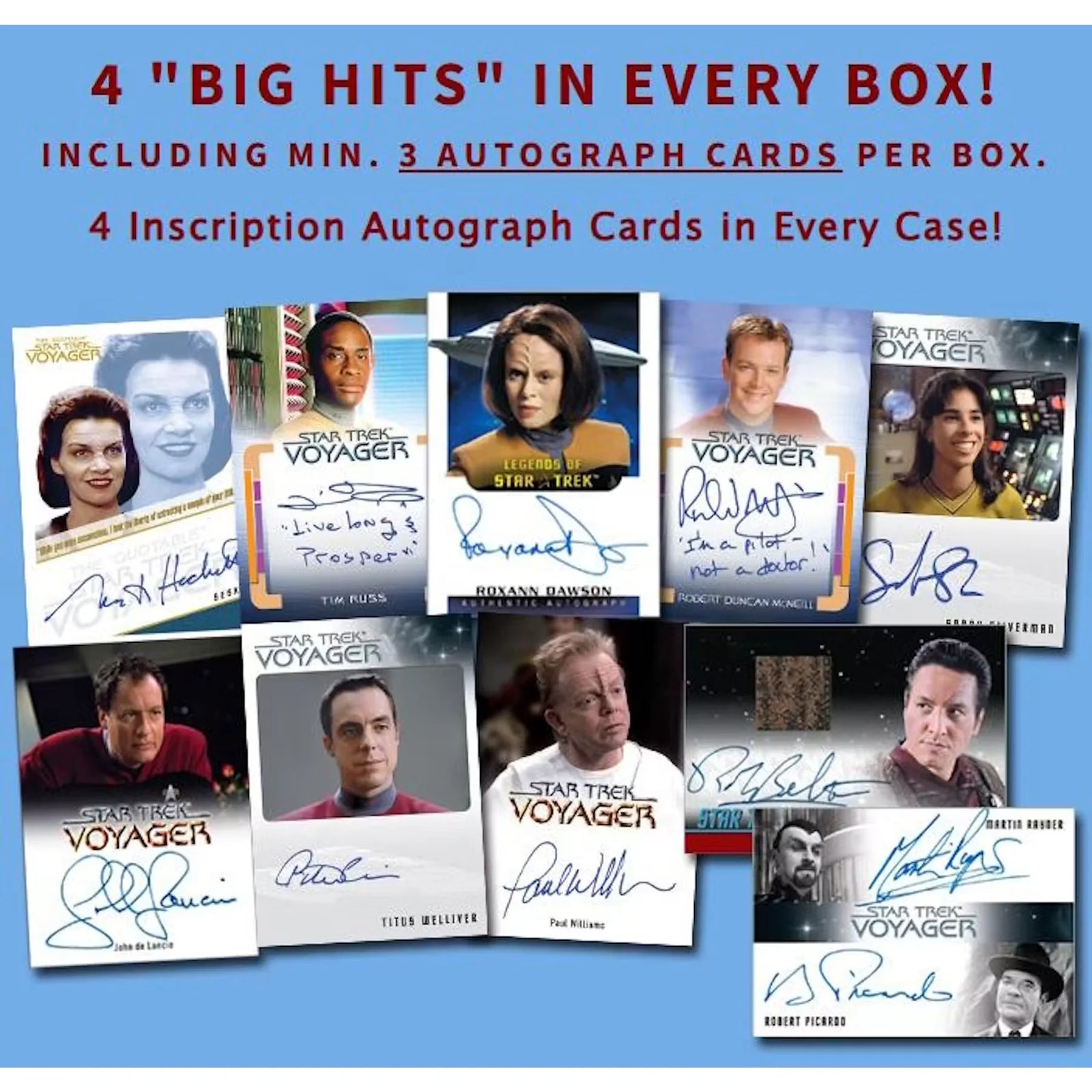 2026 Rittenhouse Star Trek Voyager Archives & Inscriptions Hobby 12-Box Case (Presell)