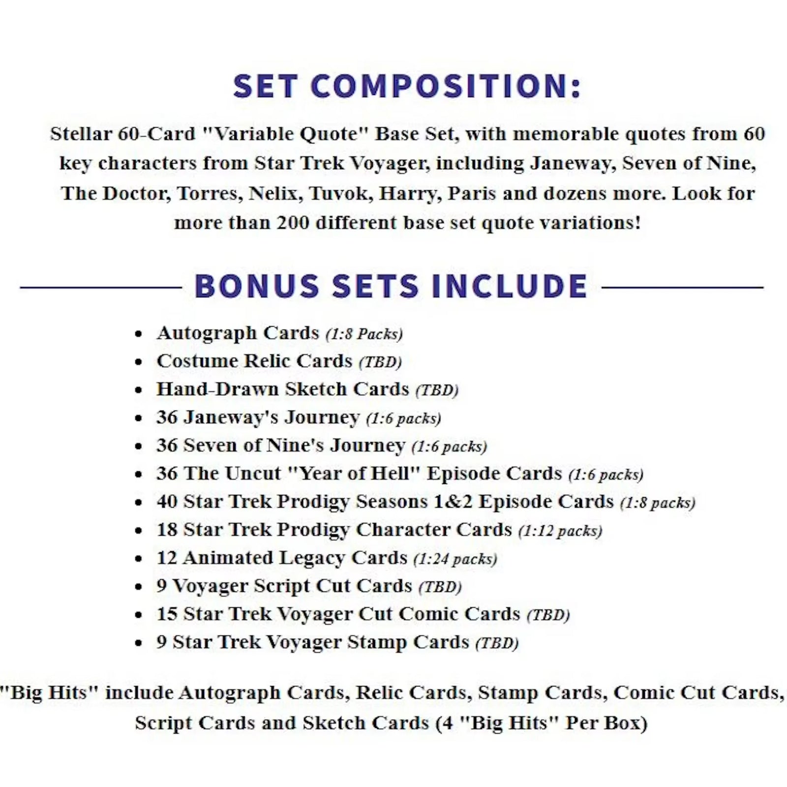 2026 Rittenhouse Star Trek Voyager Archives & Inscriptions Hobby 12-Box Case (Presell)