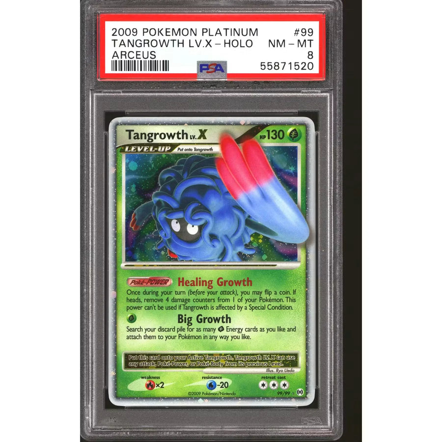 Pokemon Platinum Arceus Tangrowth Lv.X 99/99 | PSA 8