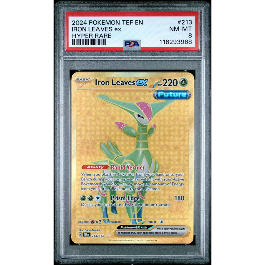 Iron Leaves ex PSA 8 | Pokemon Temporal Forces 213/162