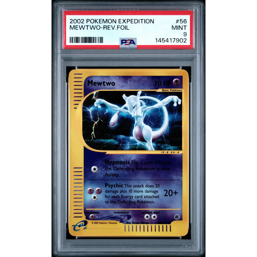 Pokemon Expedition Mewtwo 56/165 Reverse Holo | PSA 9