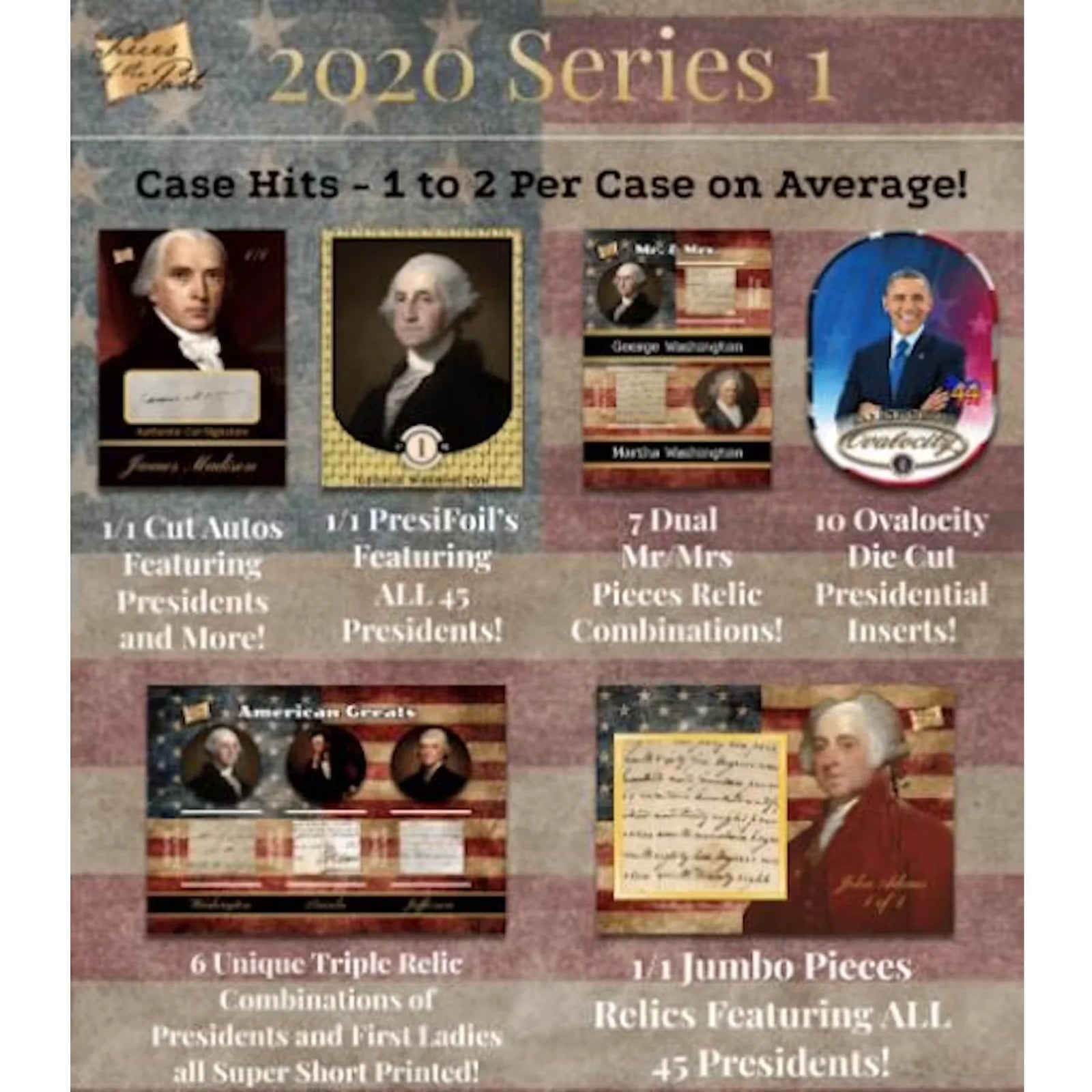 2020 Super Break Pieces of the Past Series 1 Trading Cards Hobby Box (Ships Sealed Only)