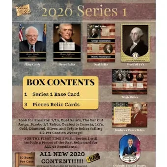 2020 Super Break Pieces of the Past Series 1 Trading Cards Hobby Box (Ships Sealed Only)