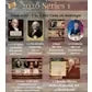 2020 Super Break Pieces of the Past Series 1 Trading Cards Hobby Box (Ships Sealed Only)