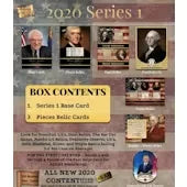 2020 Super Break Pieces of the Past Series 1 Trading Cards Hobby Box (Ships Sealed Only)