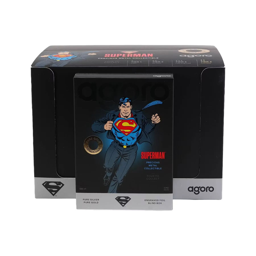 2026 Agoro DC Superman Foil Blind 10-Box Case | Presell (Ships Sealed Only)
