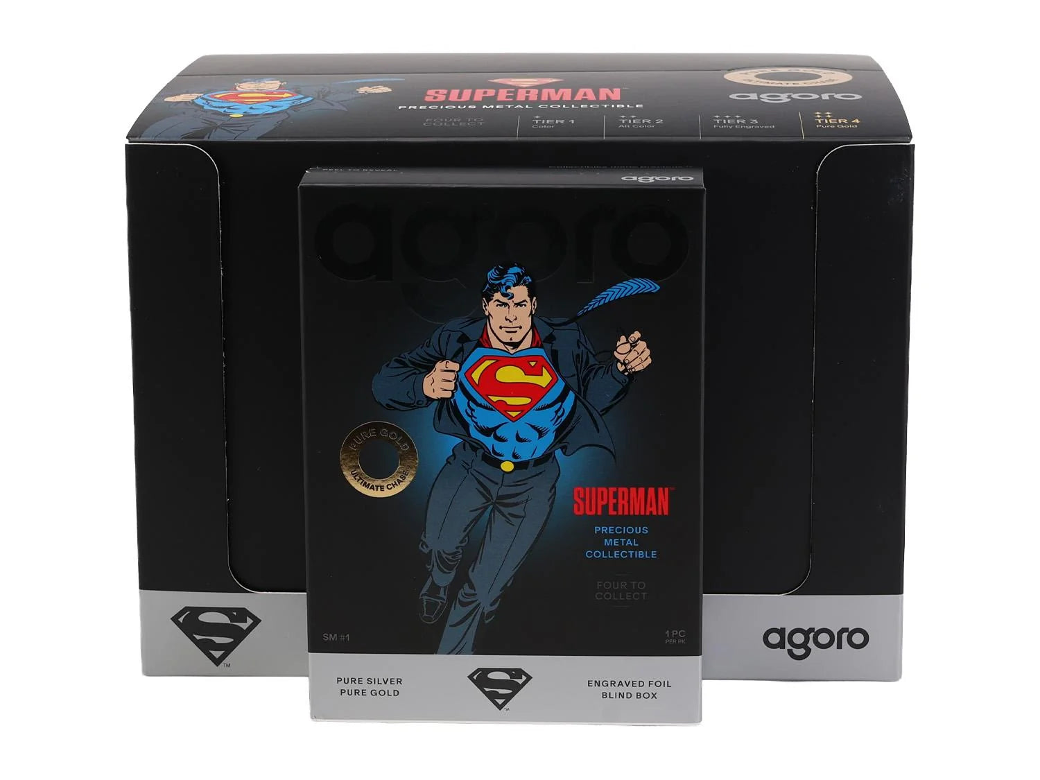 2026 Agoro DC Superman Foil Blind 10-Box Case | Presell (Ships Sealed Only)