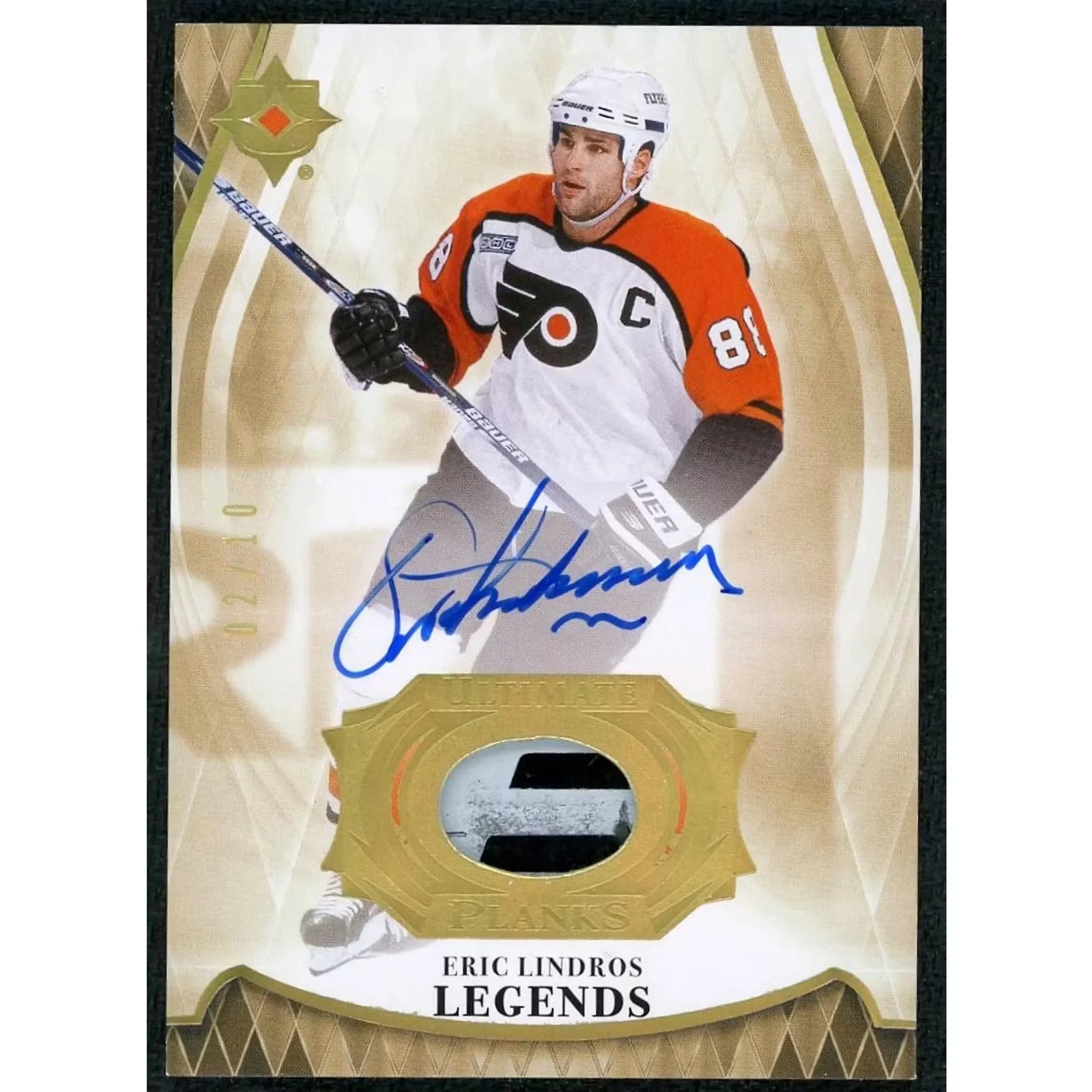 Eric Lindros Signed Patch Auto Card | 2023-24 Upper Deck Ultimate/10
