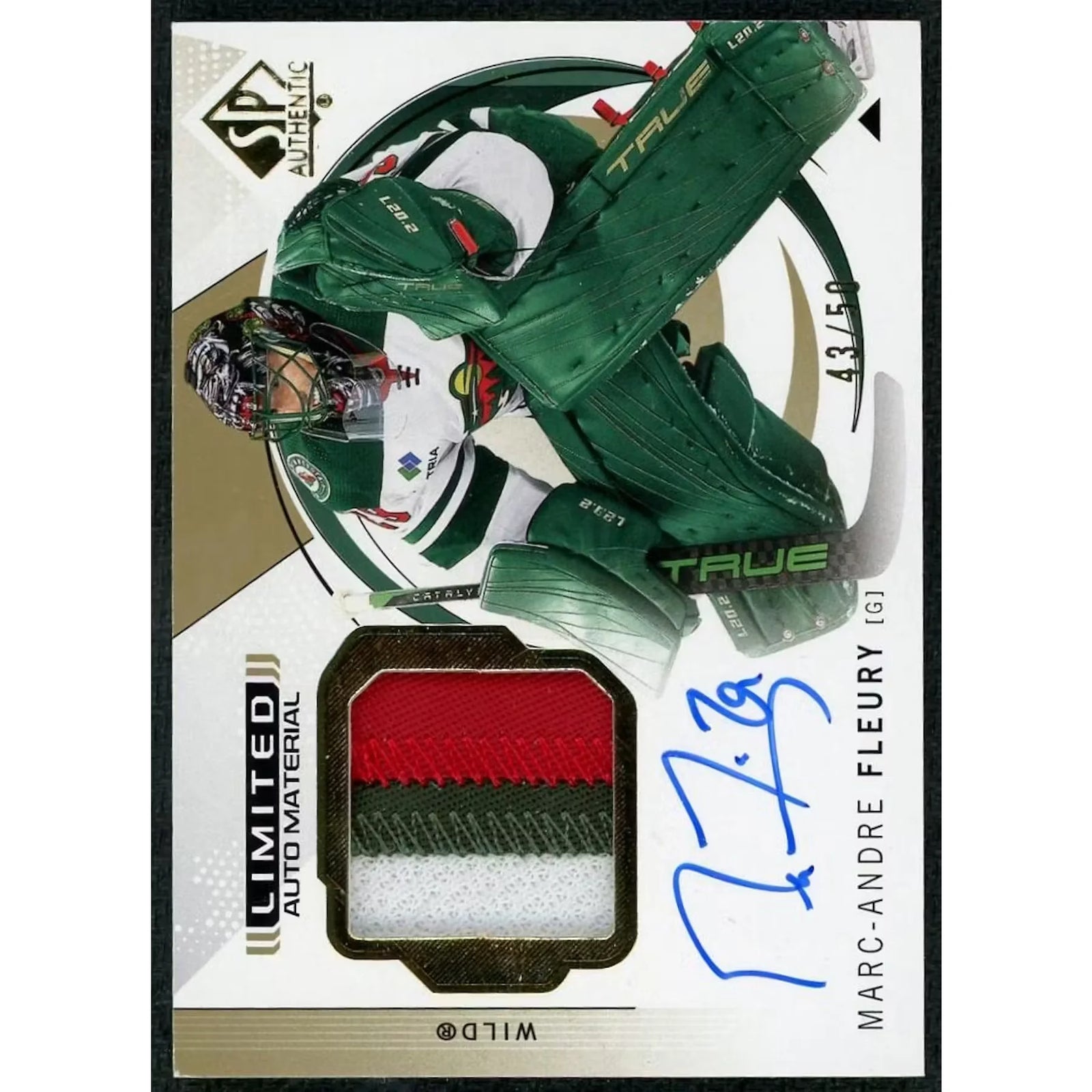 Marc-Andre Fleury Signed 2024-25 SP Authentic Card | Limited Auto/50