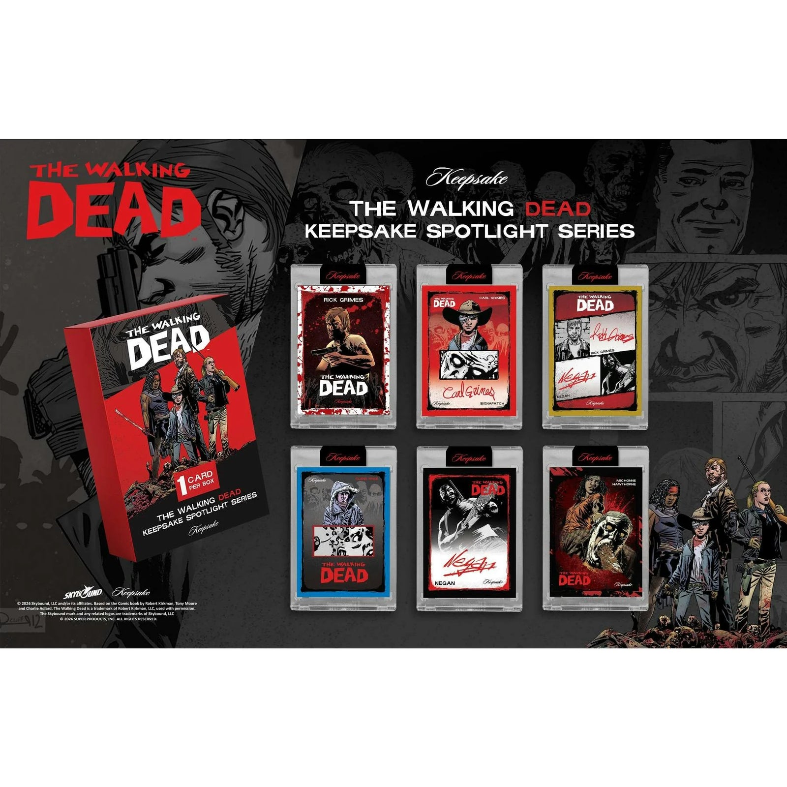 2026 Keepsake The Walking Dead 1st Edition Spotlight Series Hobby Box | Presell (Ships Sealed Only)