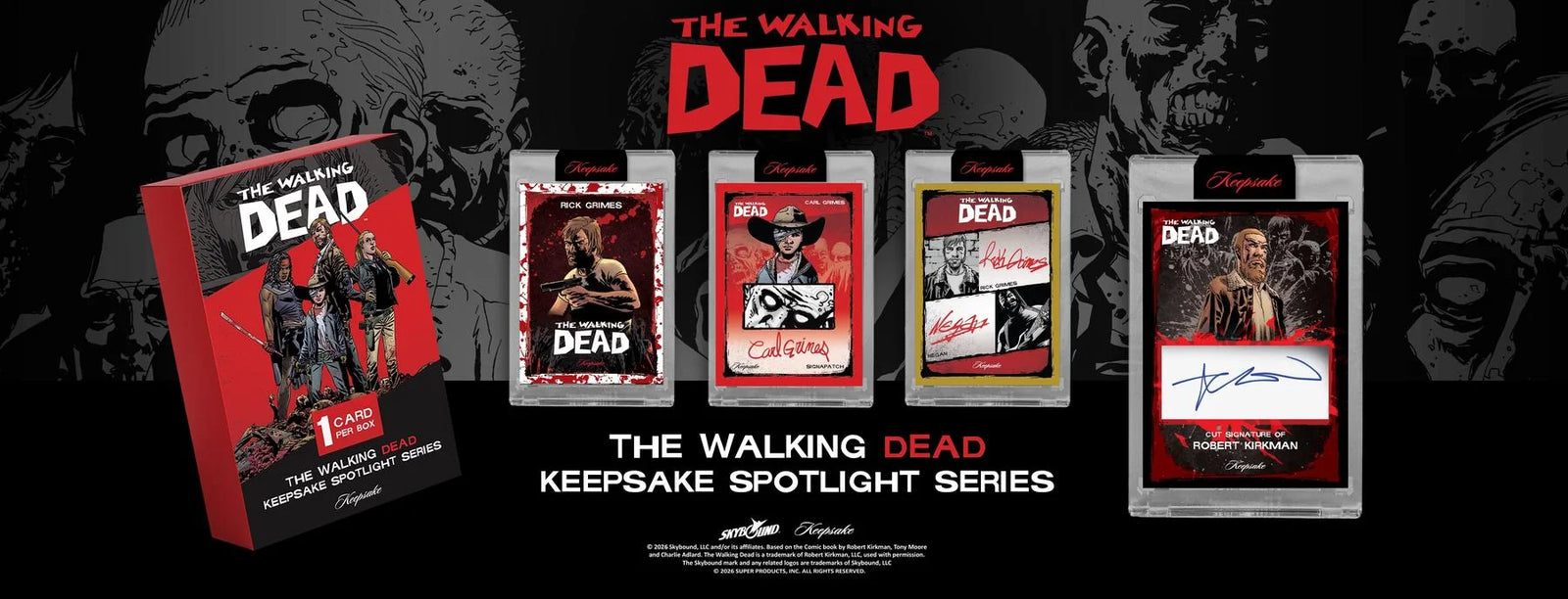2026 Keepsake The Walking Dead 1st Edition Spotlight Series Hobby Box | Presell (Ships Sealed Only)