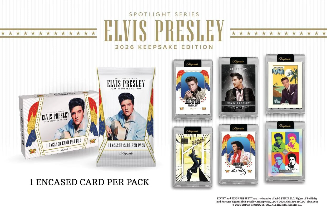2026 Keepsake Elvis Presley Spotlight Series Hobby 20-Box Case | Presell