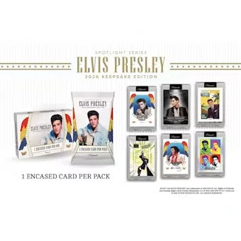 2026 Keepsake Elvis Presley Spotlight Series Hobby 20-Box Case | Presell
