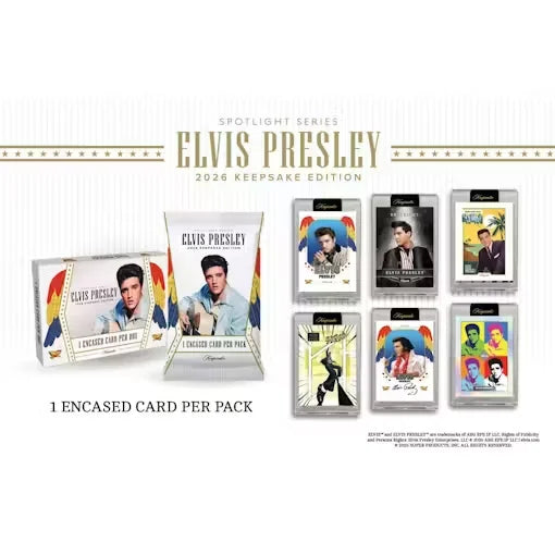 2026 Keepsake Elvis Presley Spotlight Series Hobby 20-Box Case | Presell