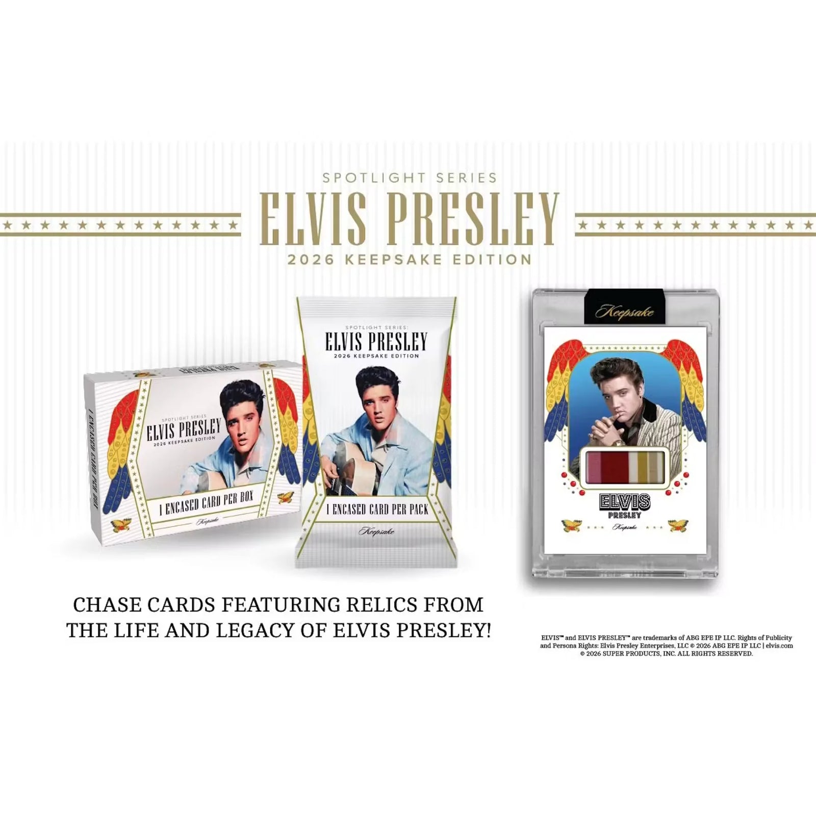 2026 Keepsake Elvis Presley Spotlight Series Hobby 20-Box Case | Presell