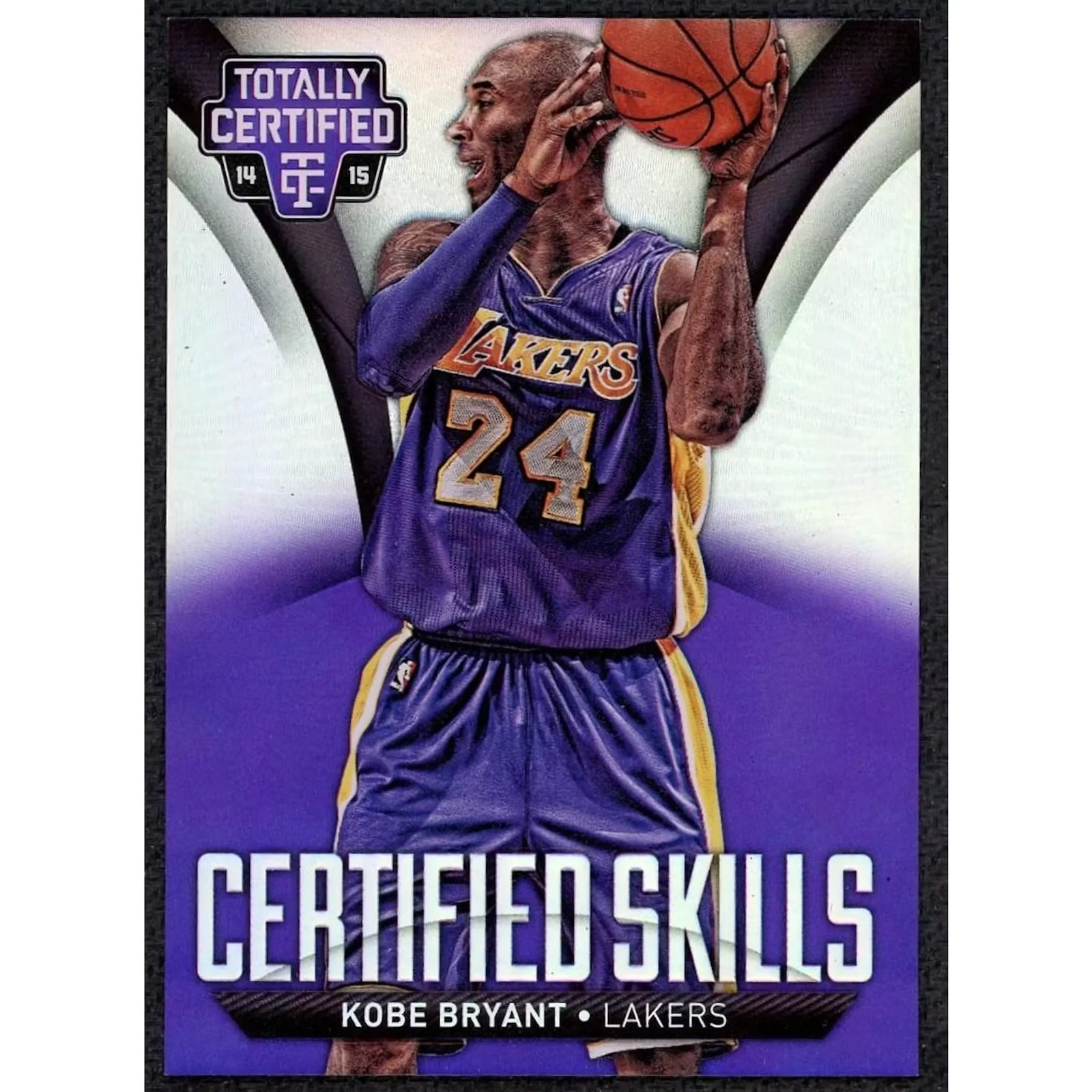 Kobe Bryant 2014-15 Panini Totally Certified Certified Skills Card |/25