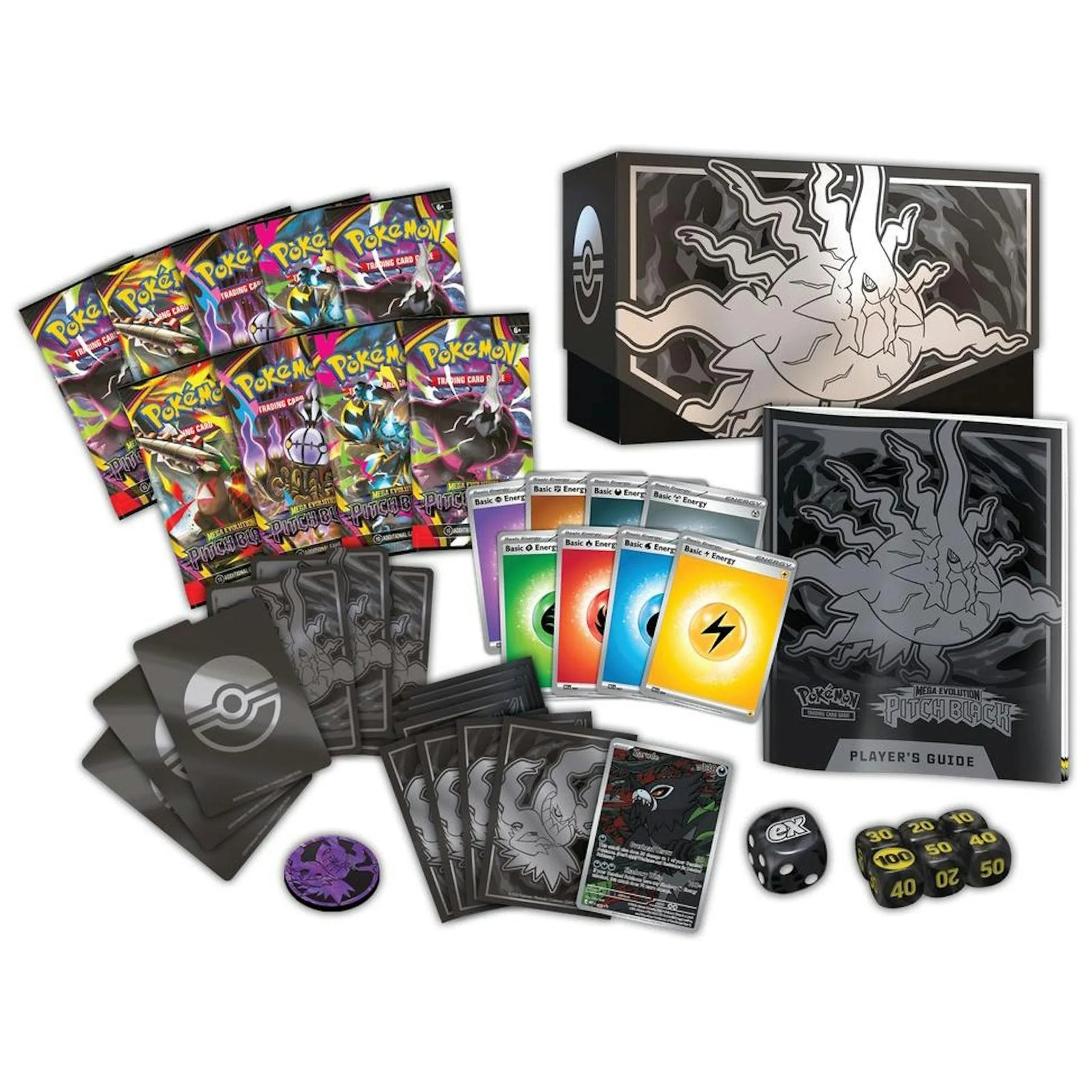 DRAFT - Pokemon Mega Evolution Pitch Black Elite Trainer Box | Sealed Presell