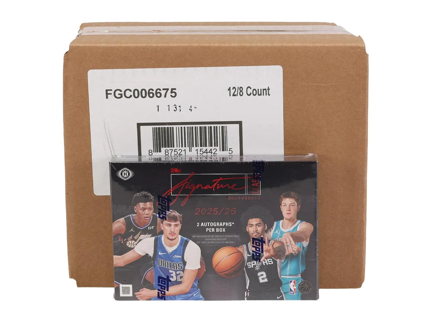 DRAFT - Presell 2025/26 Topps Signature Class Basketball Hobby 12-Box Case (Presell) Releases May. 28th, 2026