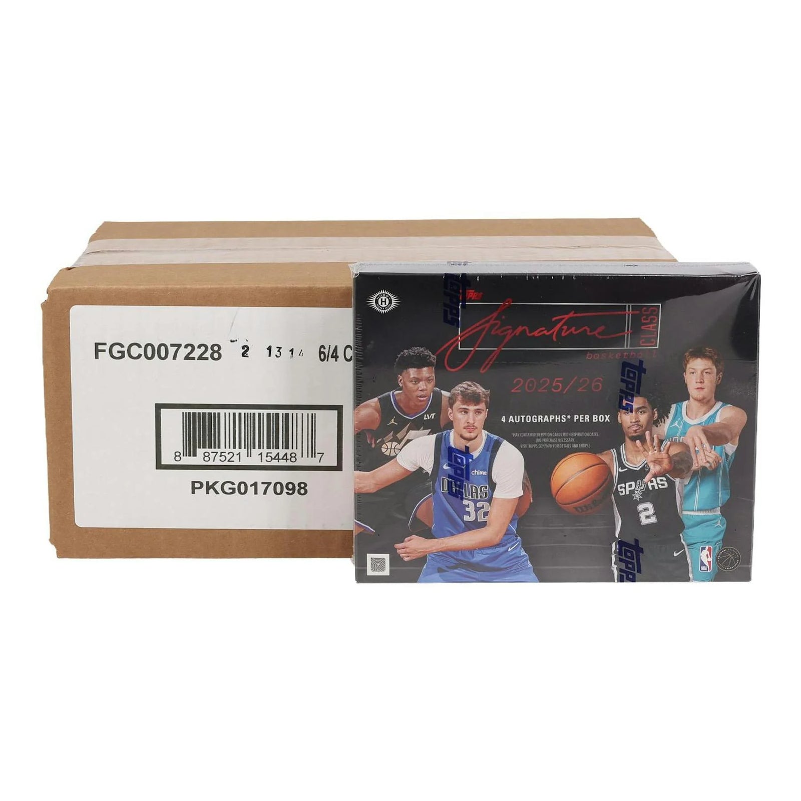 DRAFT - Presell 2025/26 Topps Signature Class Basketball Hobby Jumbo 6-Box Case (Presell) Releases May. 28th, 2026