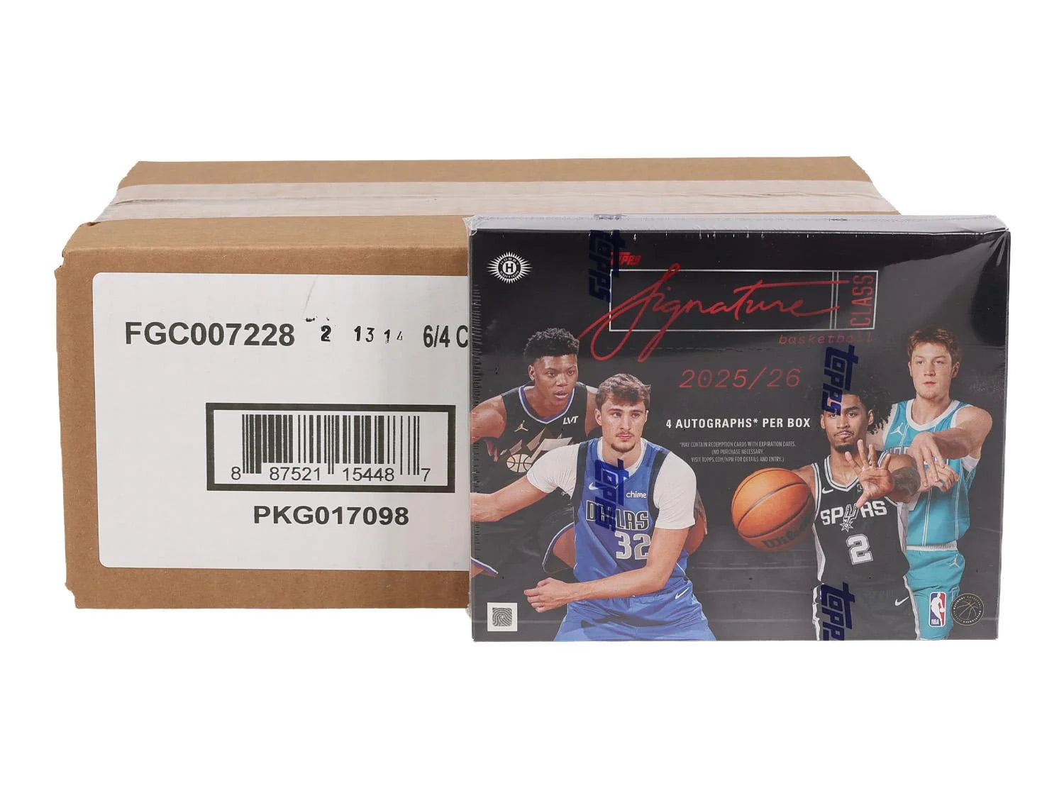 DRAFT - Presell 2025/26 Topps Signature Class Basketball Hobby Jumbo 6-Box Case (Presell) Releases May. 28th, 2026