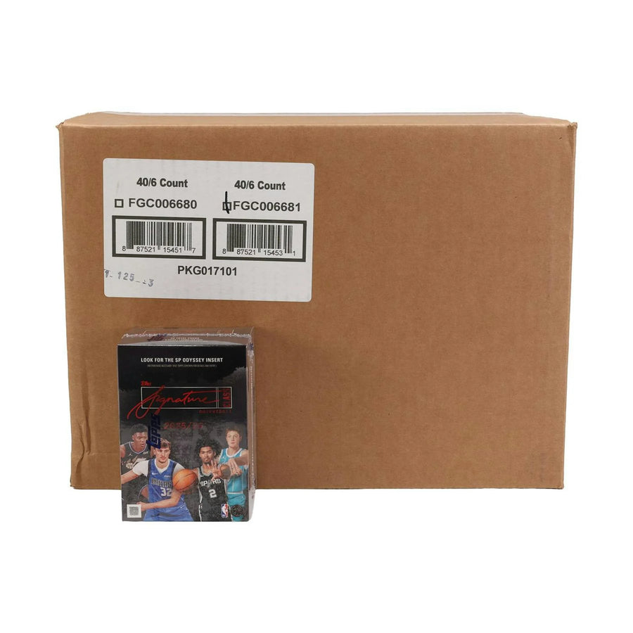 DRAFT - Presell 2025/26 Topps Signature Class Basketball Blaster 40-Box Case (Presell) Releases May. 28th, 2026