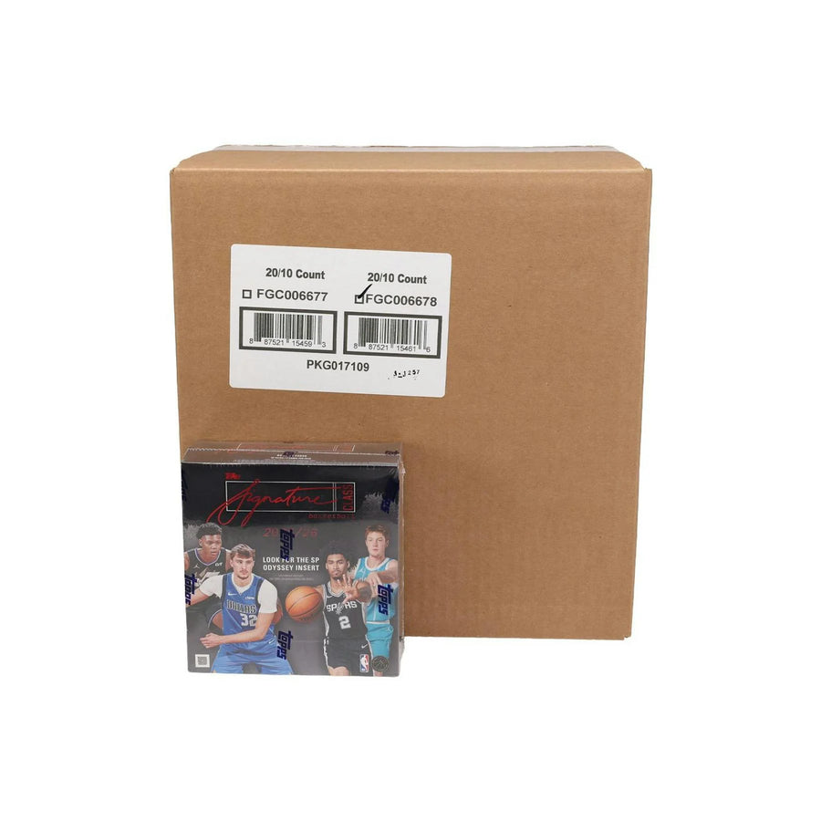 DRAFT - Presell 2025/26 Topps Signature Class Basketball Mega 20-Box Case (Presell) Releases May. 28th, 2026