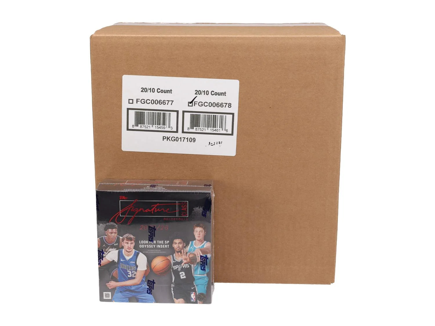 DRAFT - Presell 2025/26 Topps Signature Class Basketball Mega 20-Box Case (Presell) Releases May. 28th, 2026