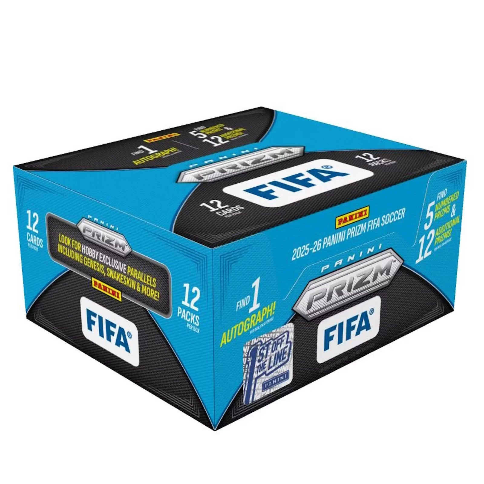 2025-26 Panini Prizm FIFA Soccer FOTL Hobby Box (Ships Sealed Only)