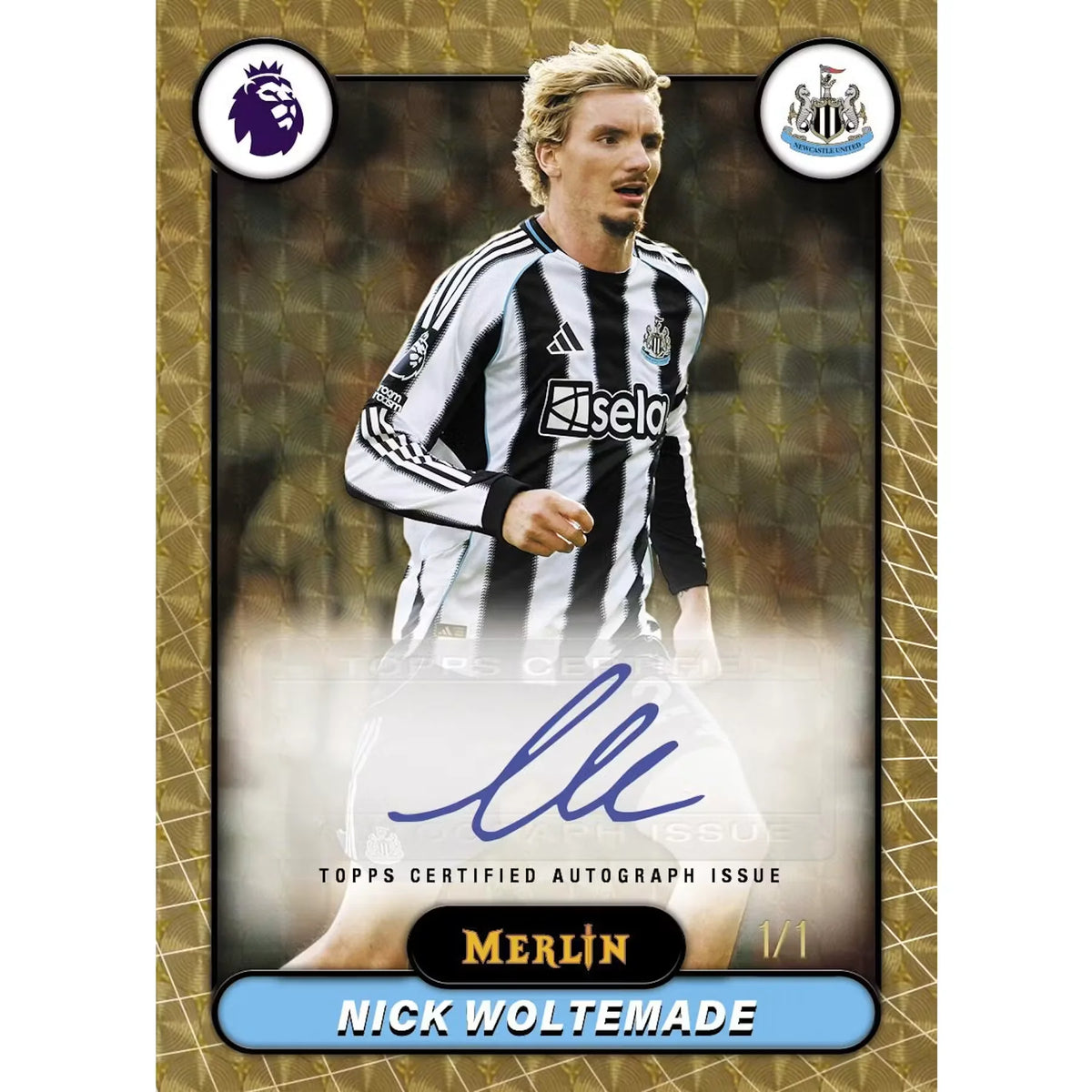世界100枚限定！Topps Merlin NEDVED 直筆サインカード 2025-26 Topps Merlin Premier League Hobby Box (Ships Sealed Only