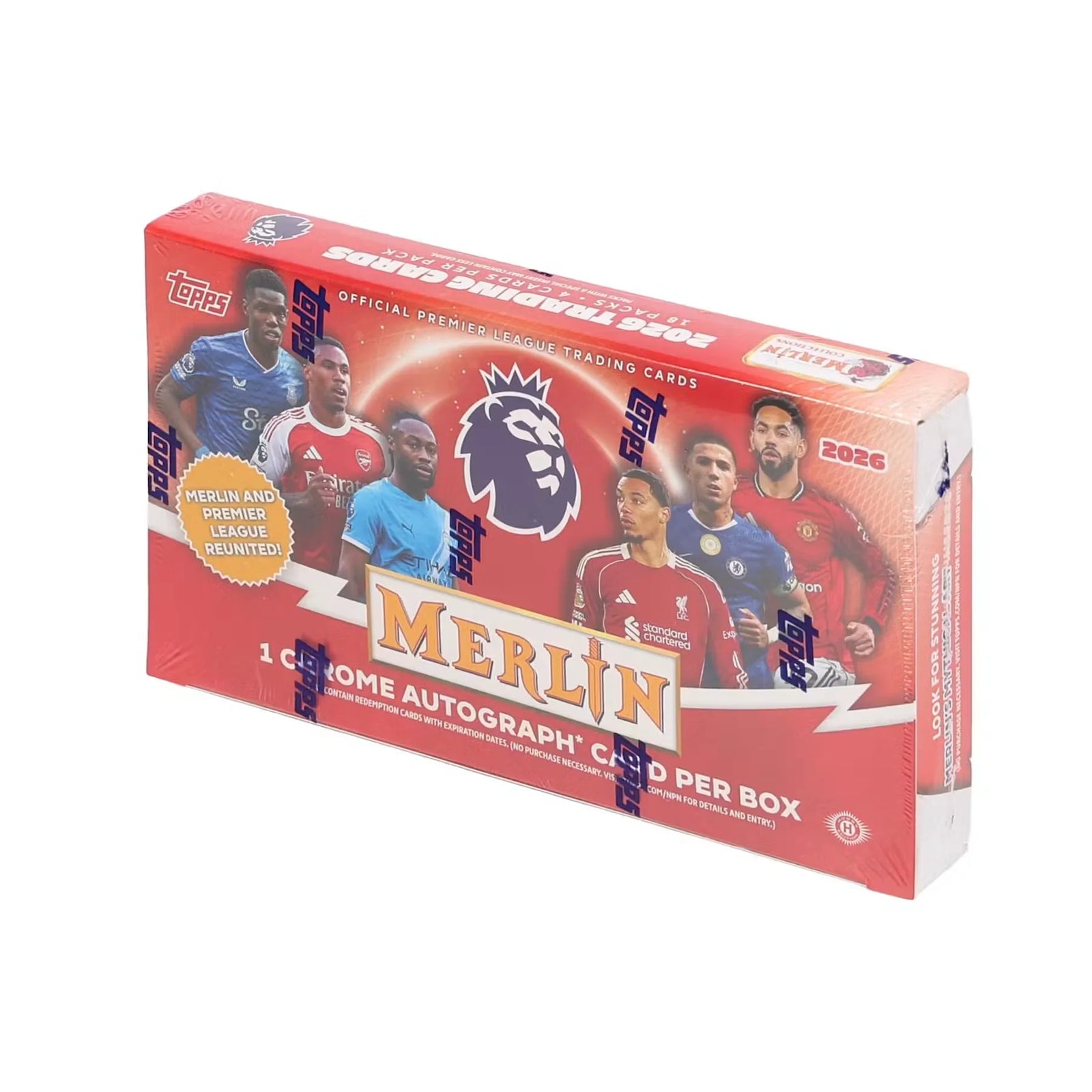 2025-26 Topps Merlin Premier League Hobby Box | Soccer Cards (Ships Sealed Only)