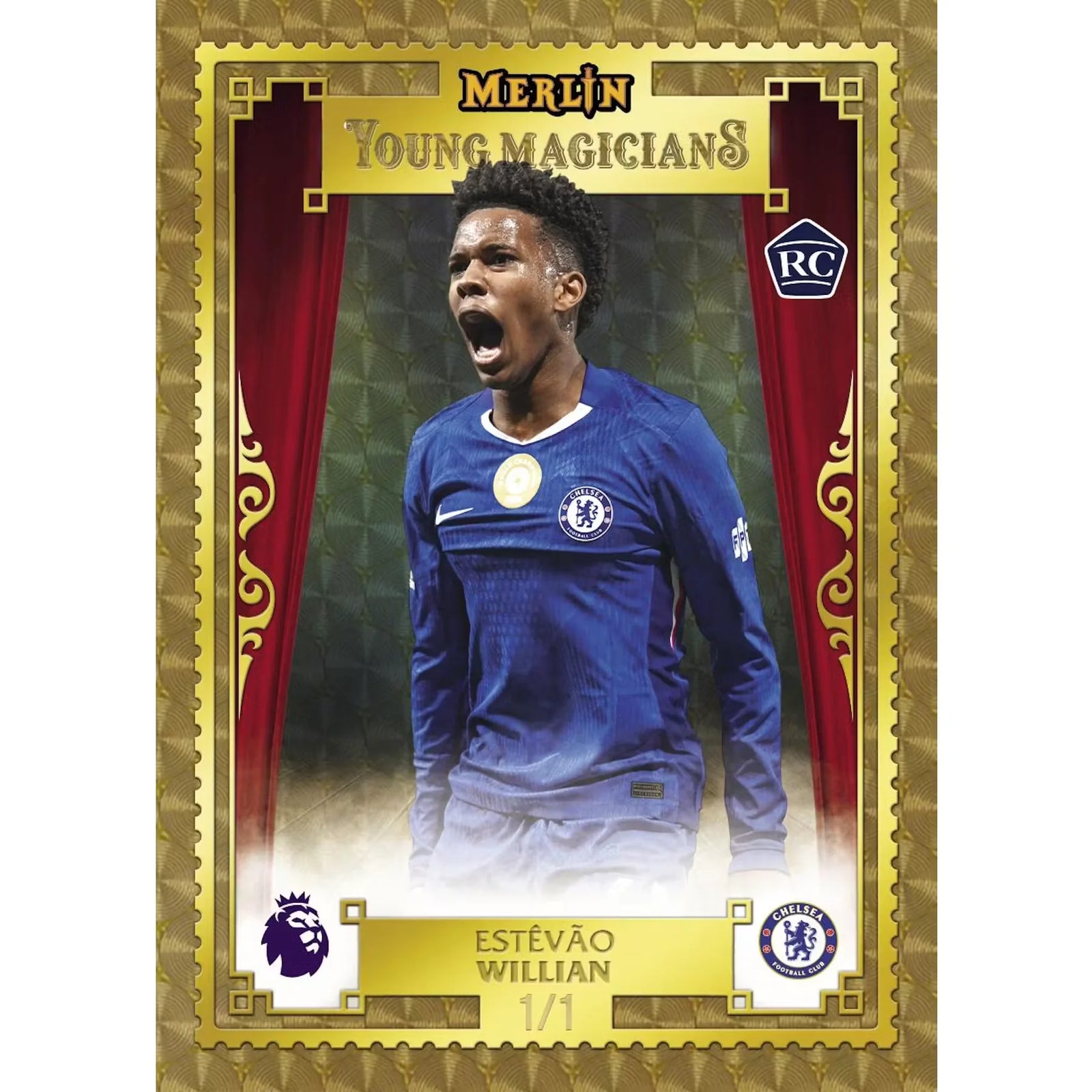2025-26 Topps Merlin Premier League Hobby Box | Soccer Cards (Ships Sealed Only)