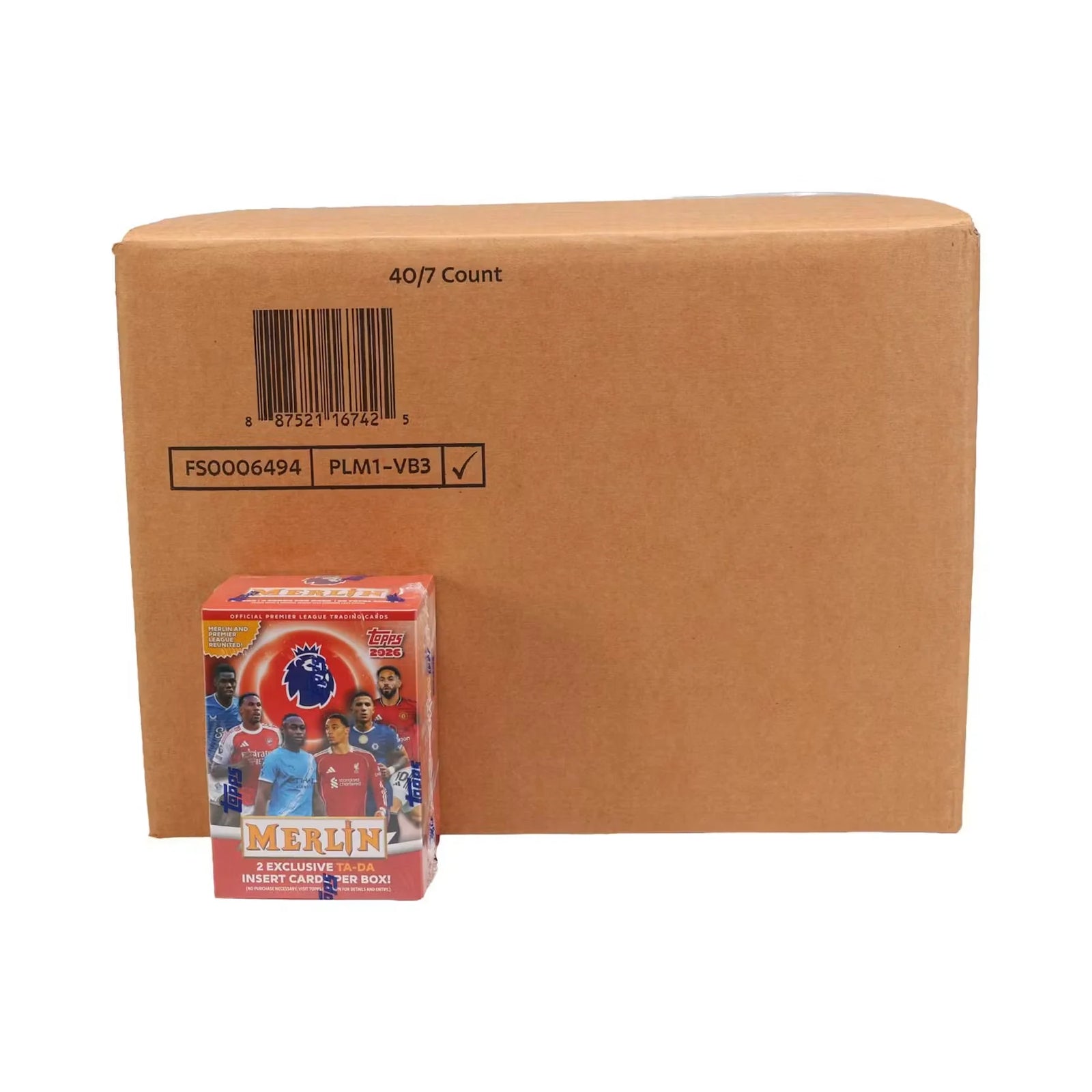 2025-26 Topps Merlin Premier League Soccer Blaster 40-Box Case (Ships Sealed Only)