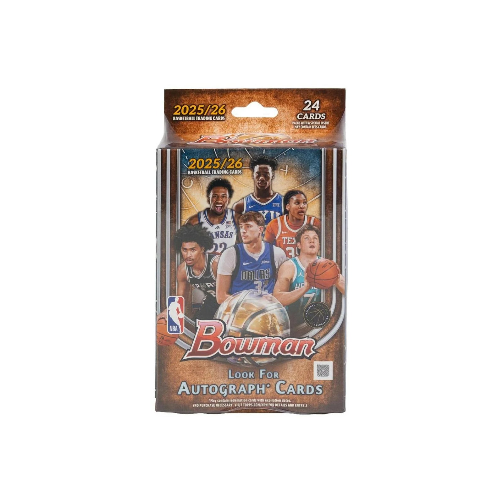 DRAFT - 2025/26 Bowman Basketball Hanger Box $29.95 Add to Cart