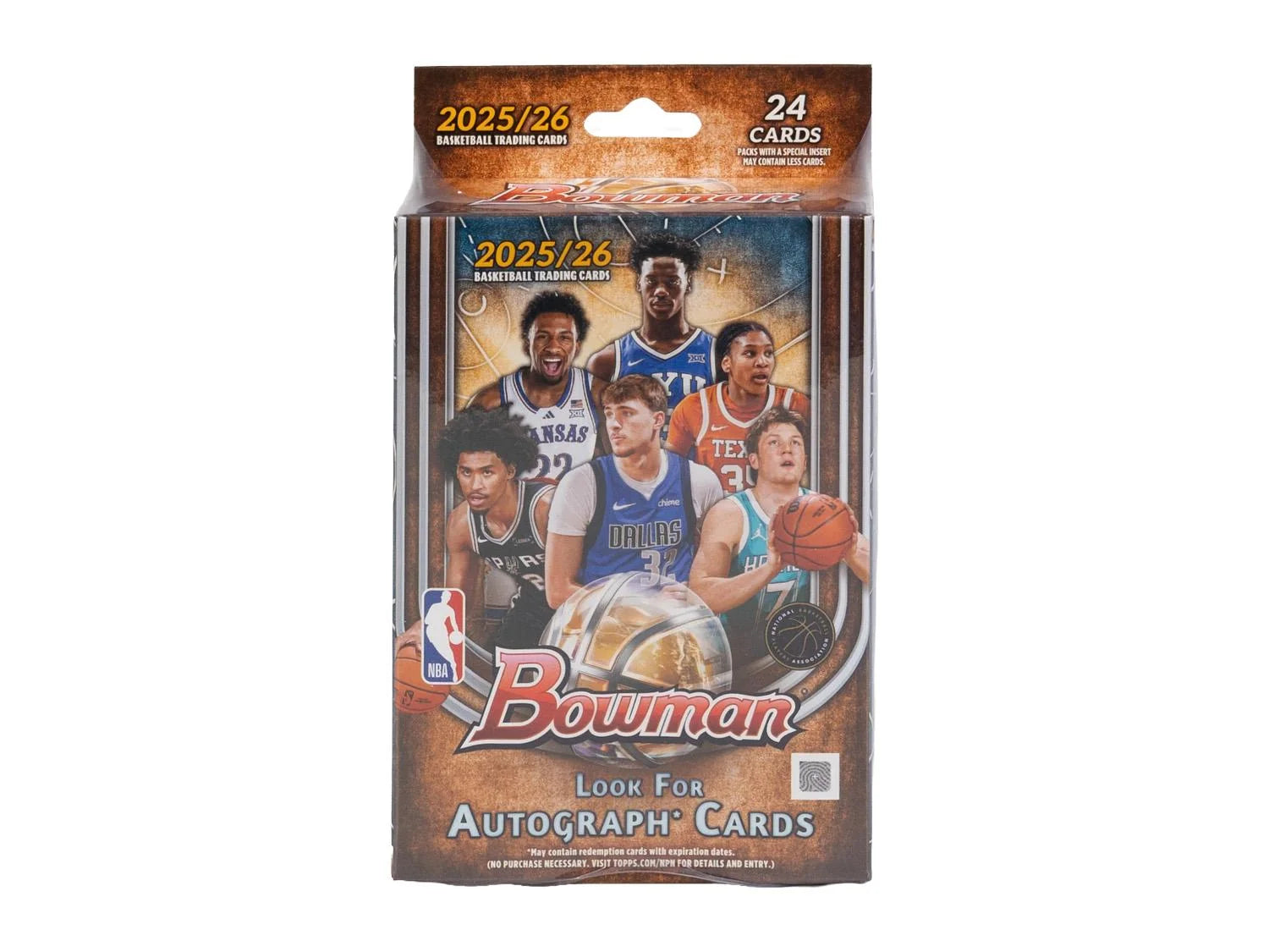 DRAFT - 2025/26 Bowman Basketball Hanger Box $29.95 Add to Cart