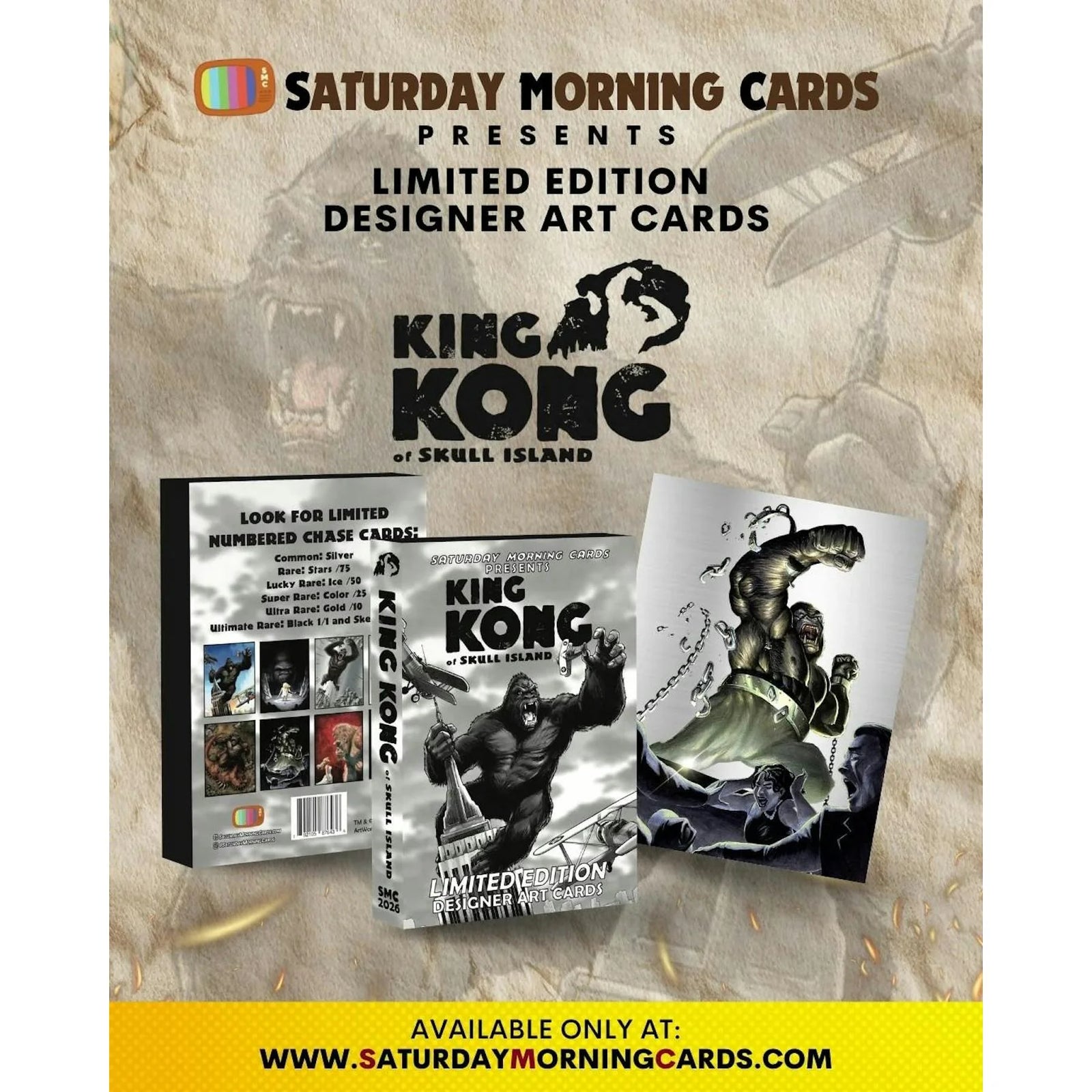 DRAFT - 2026 Saturday Morning Cards King Kong Hobby 10-Box Case | Presell