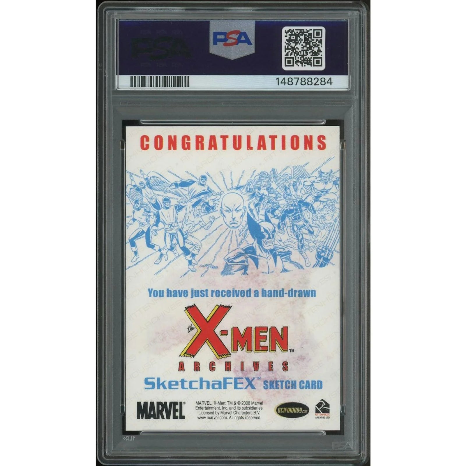 Andy Price Wolverine Sketch #1 Card | 2009 Rittenhouse X-Men Archives 1/1