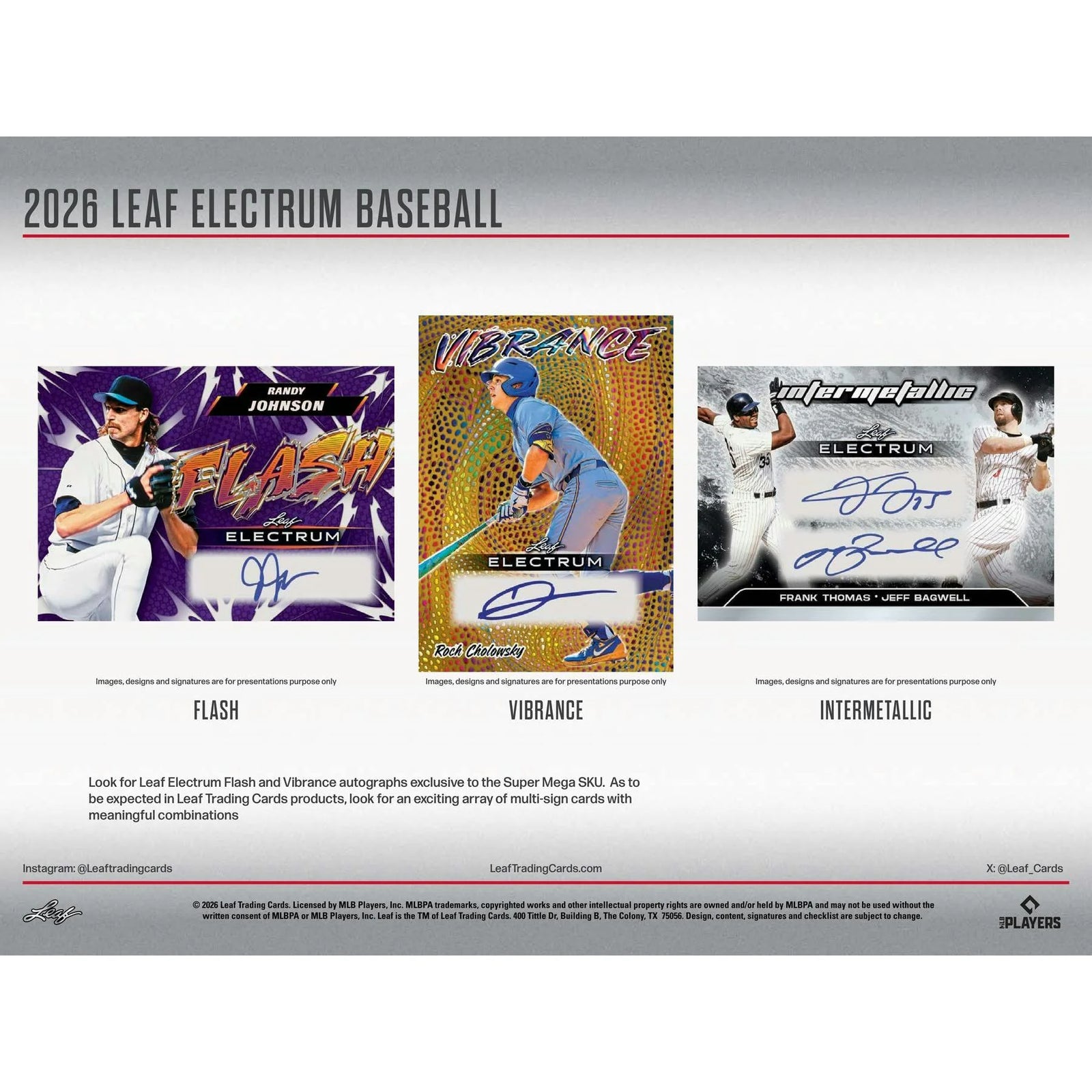 DRAFT - Presell 2026 Leaf Electrum Baseball Super Mega Box (Presell) Releases Jun. 26th, 2026