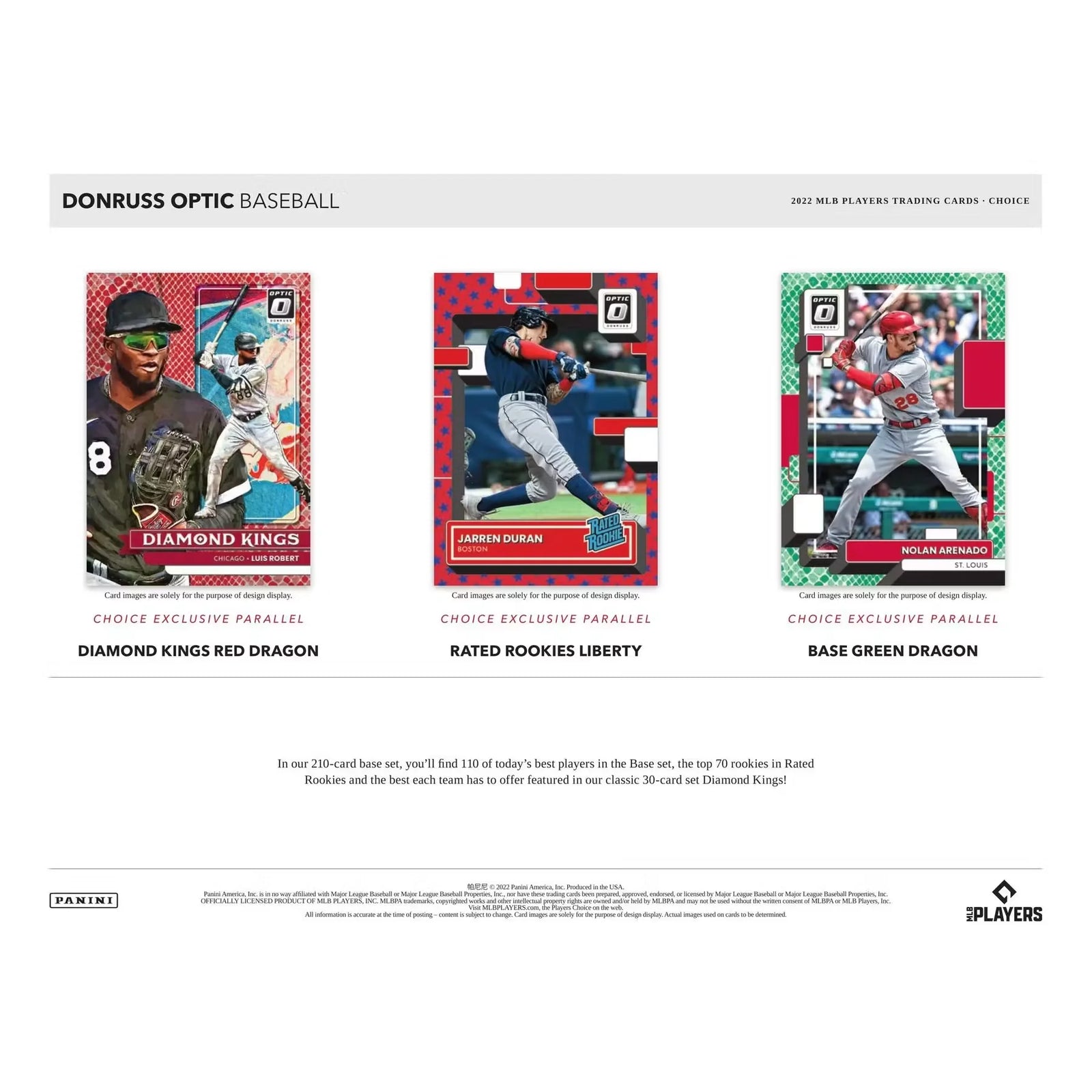 2022 Panini Donruss Optic Choice Baseball Hobby Box