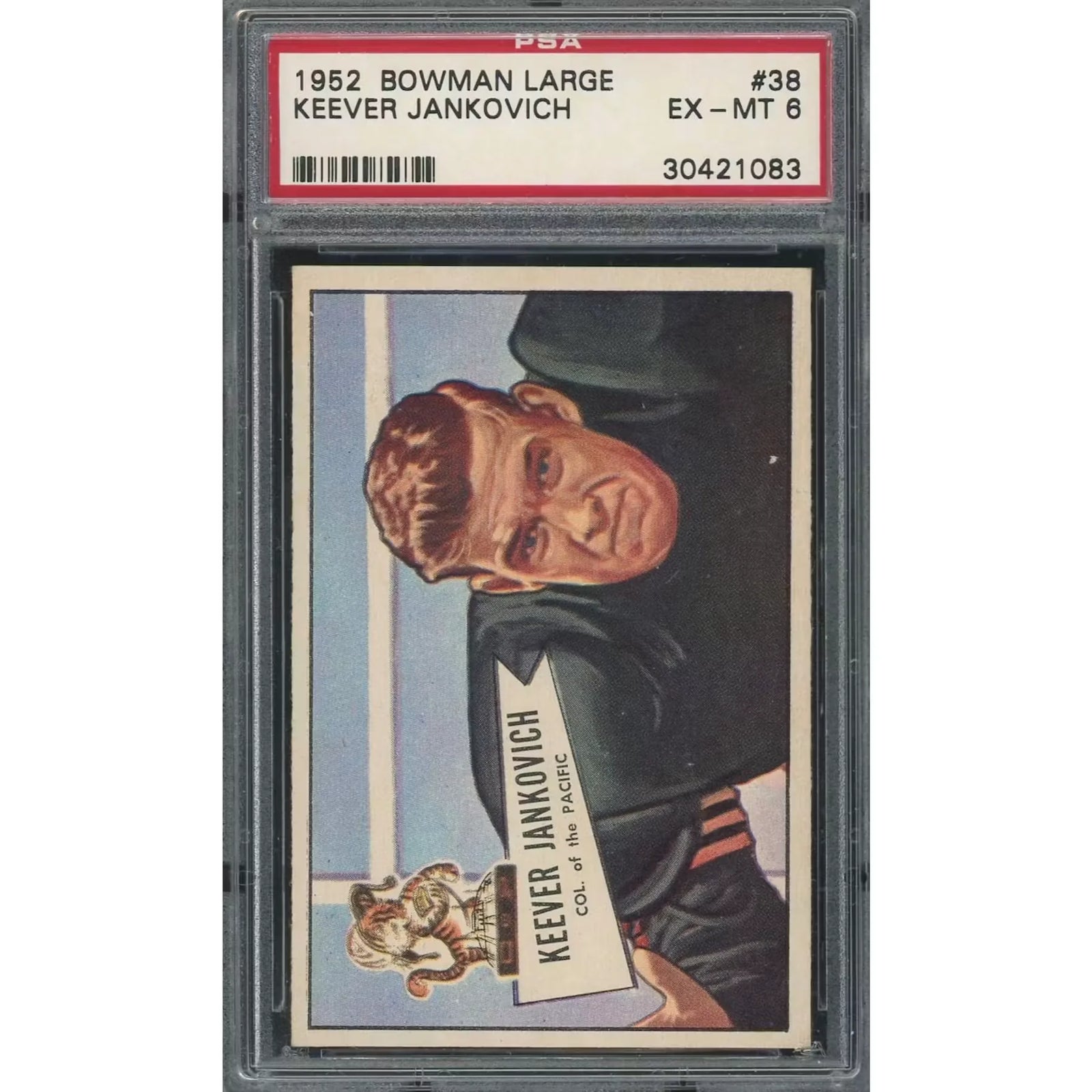 1952 Bowman Large Keever Jankovich #38 | PSA 6