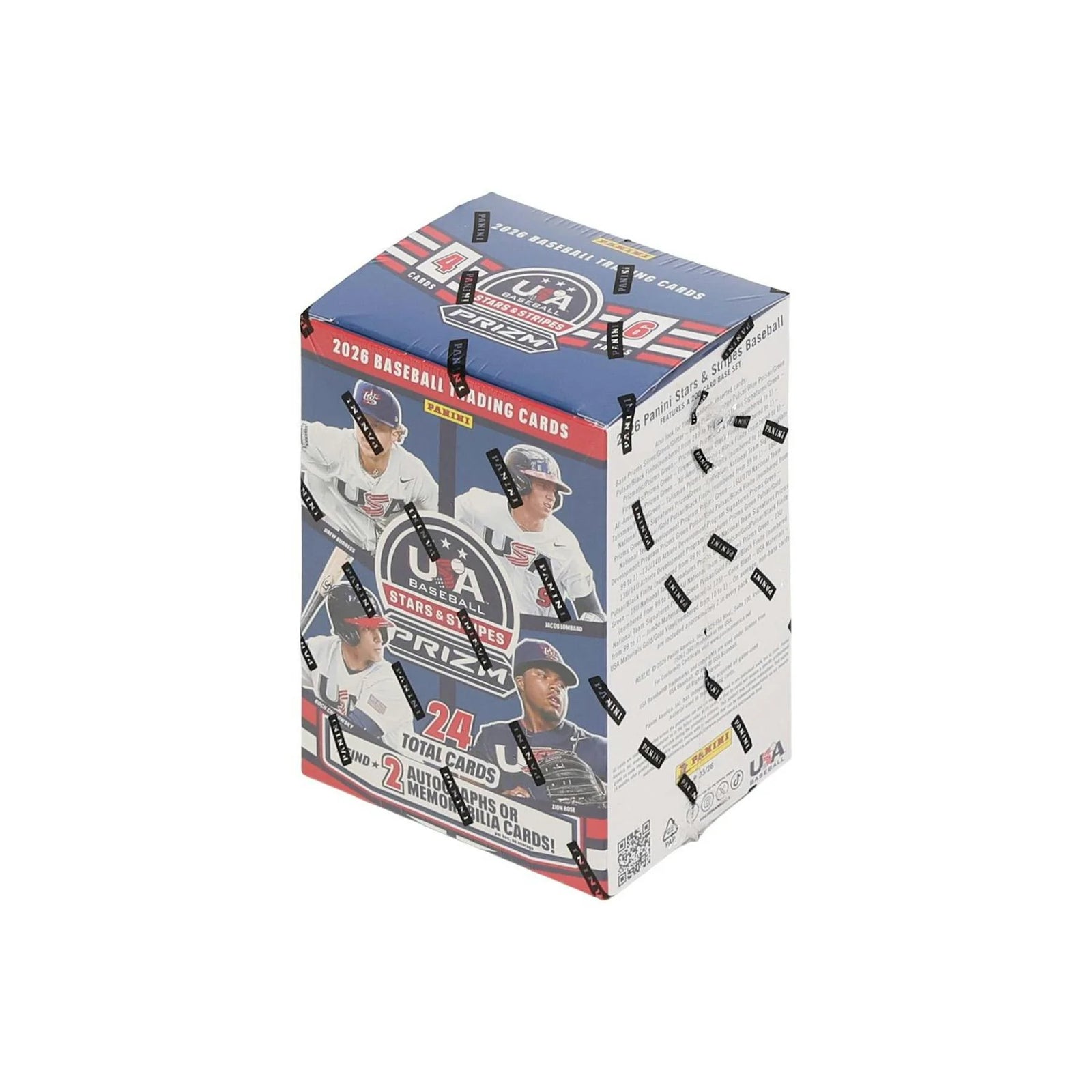 DRAFT - 2026 Panini USA Stars & Stripes Prizm Baseball Blaster 20-Box Case $579.95 Add to Cart