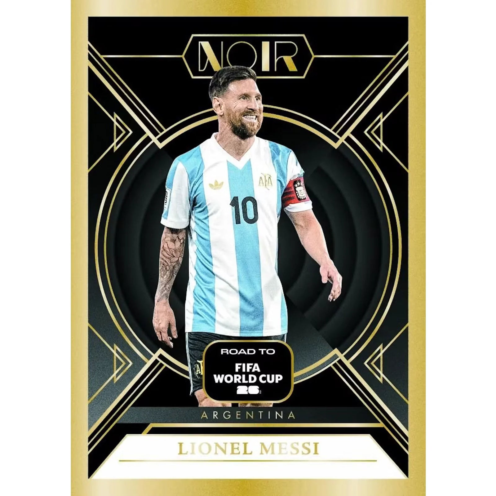 2025-26 Panini Noir Road to FIFA World Cup Soccer FOTL Hobby Box (Ships Sealed Only)
