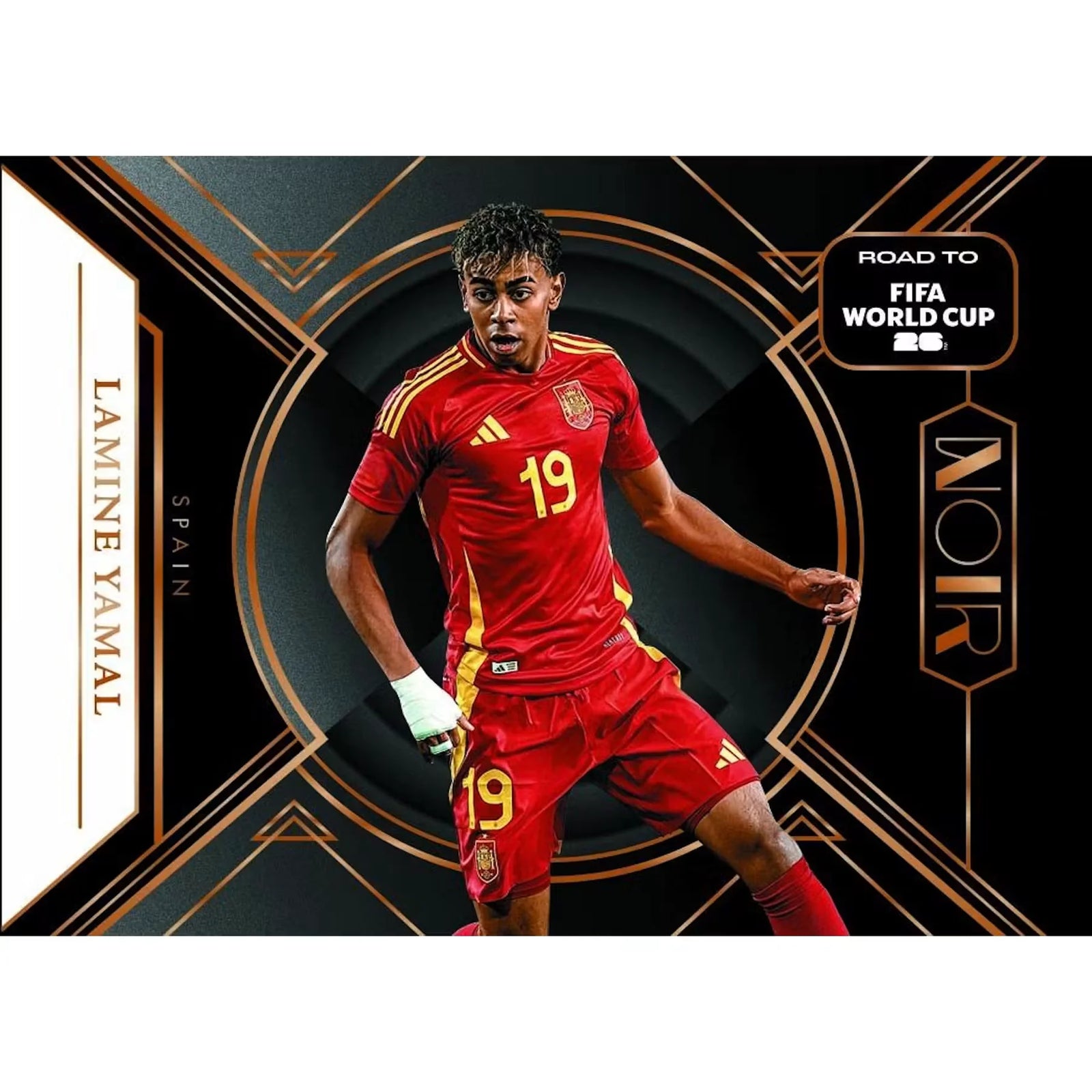 2025-26 Panini Noir Road to FIFA World Cup Soccer FOTL Hobby Box (Ships Sealed Only)