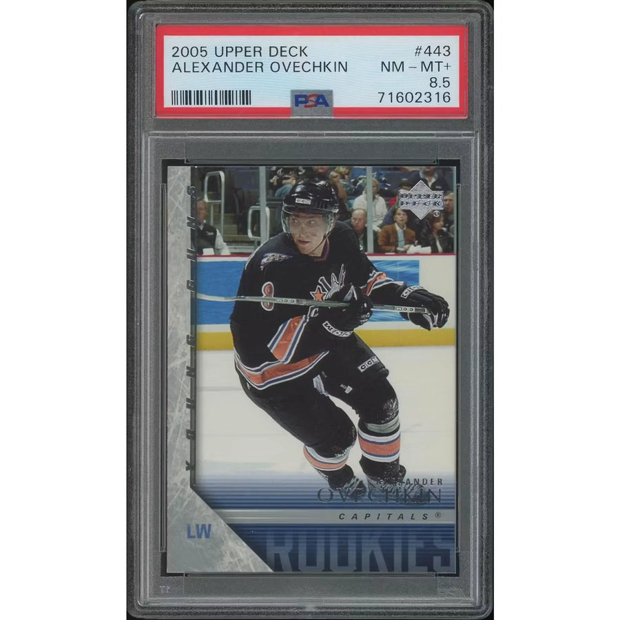 Alexander Ovechkin 2005-06 Upper Deck Young Guns Rookie | PSA 8.5 #443