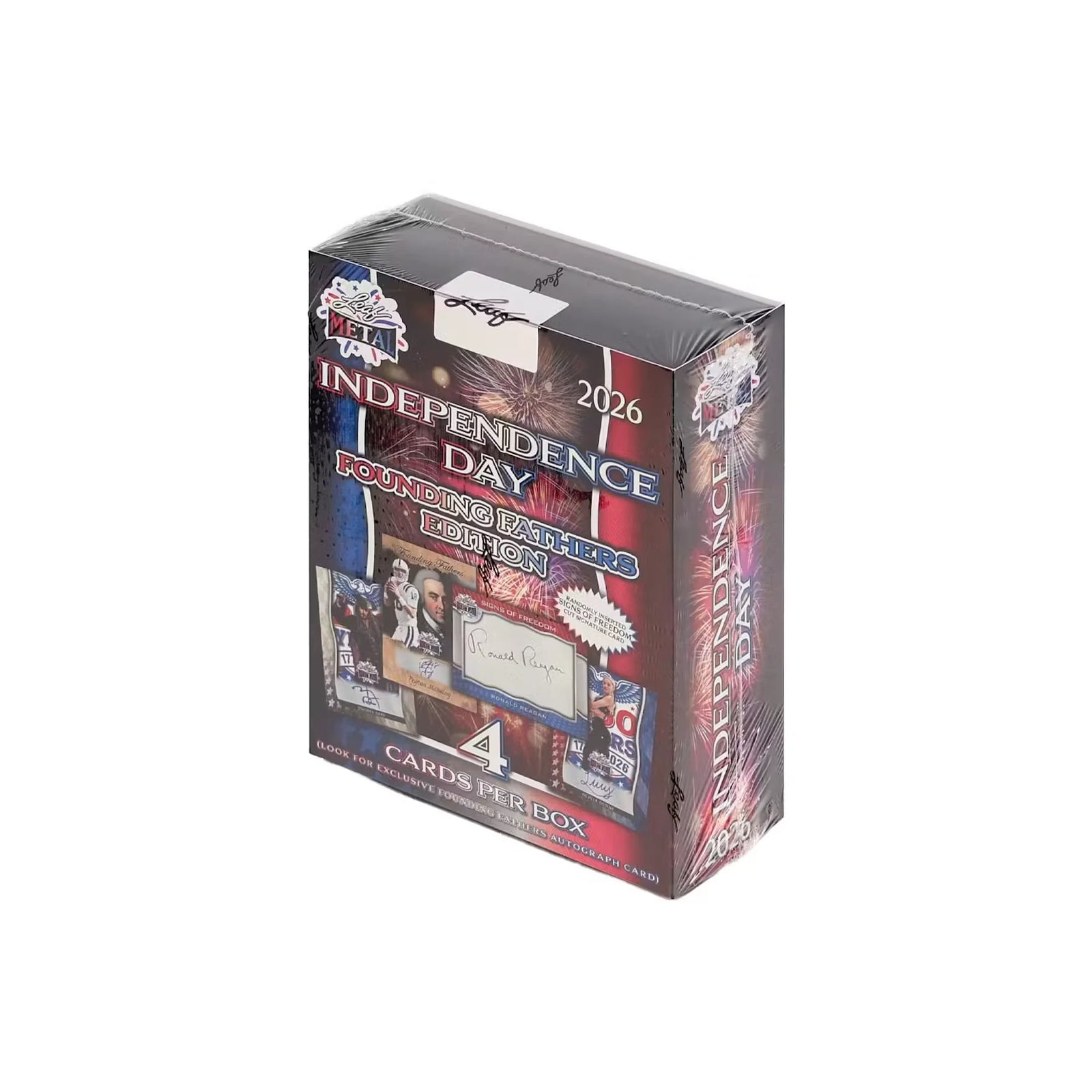 2026 Leaf Metal Independence Day Founding Fathers 8-Box Case (Ships Sealed Only)