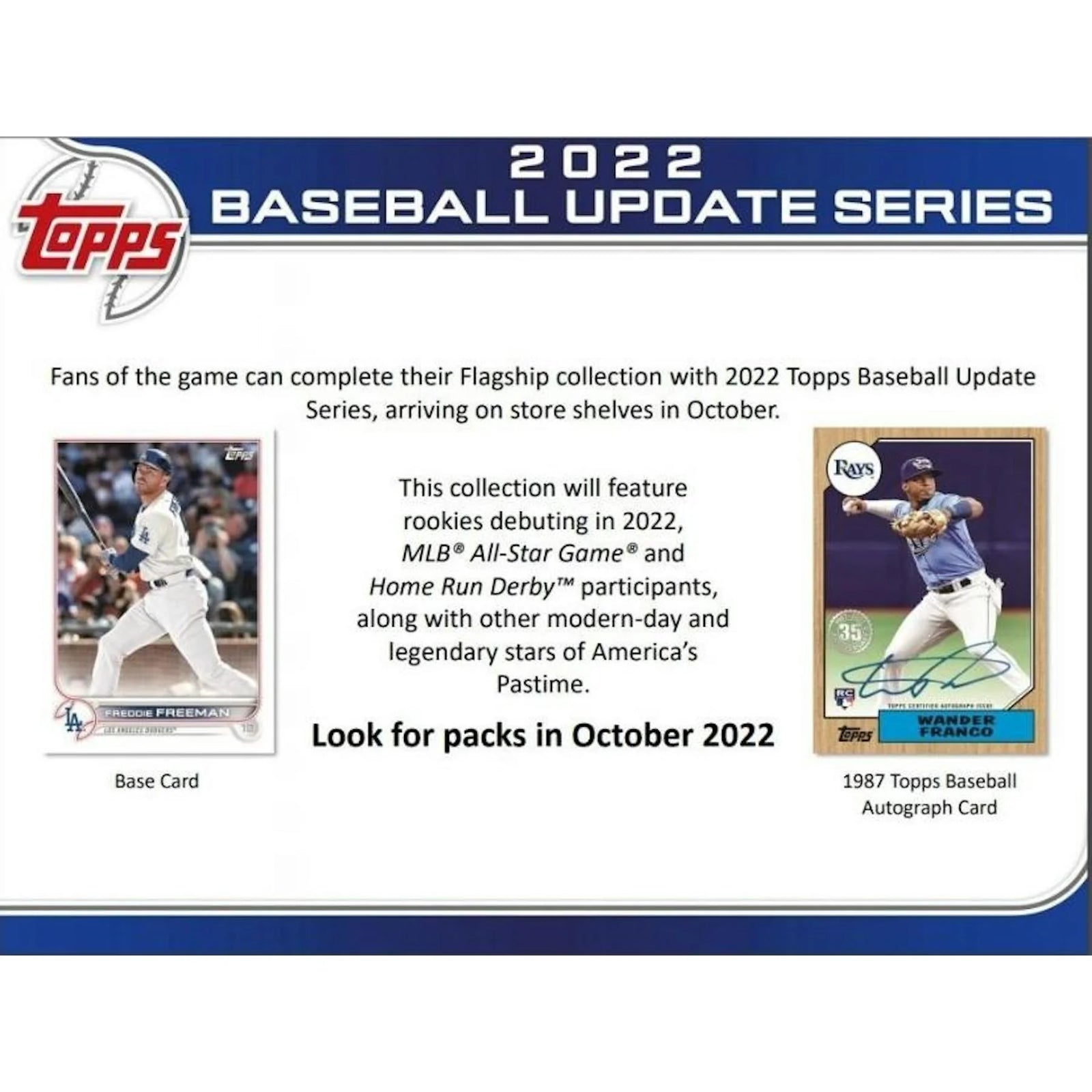 DRAFT - Just In 2022 Topps Update Series Baseball Blaster Box